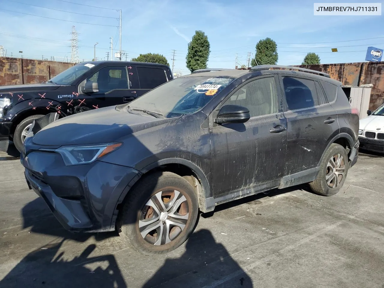 2017 Toyota Rav4 Le VIN: JTMBFREV7HJ711331 Lot: 76941174