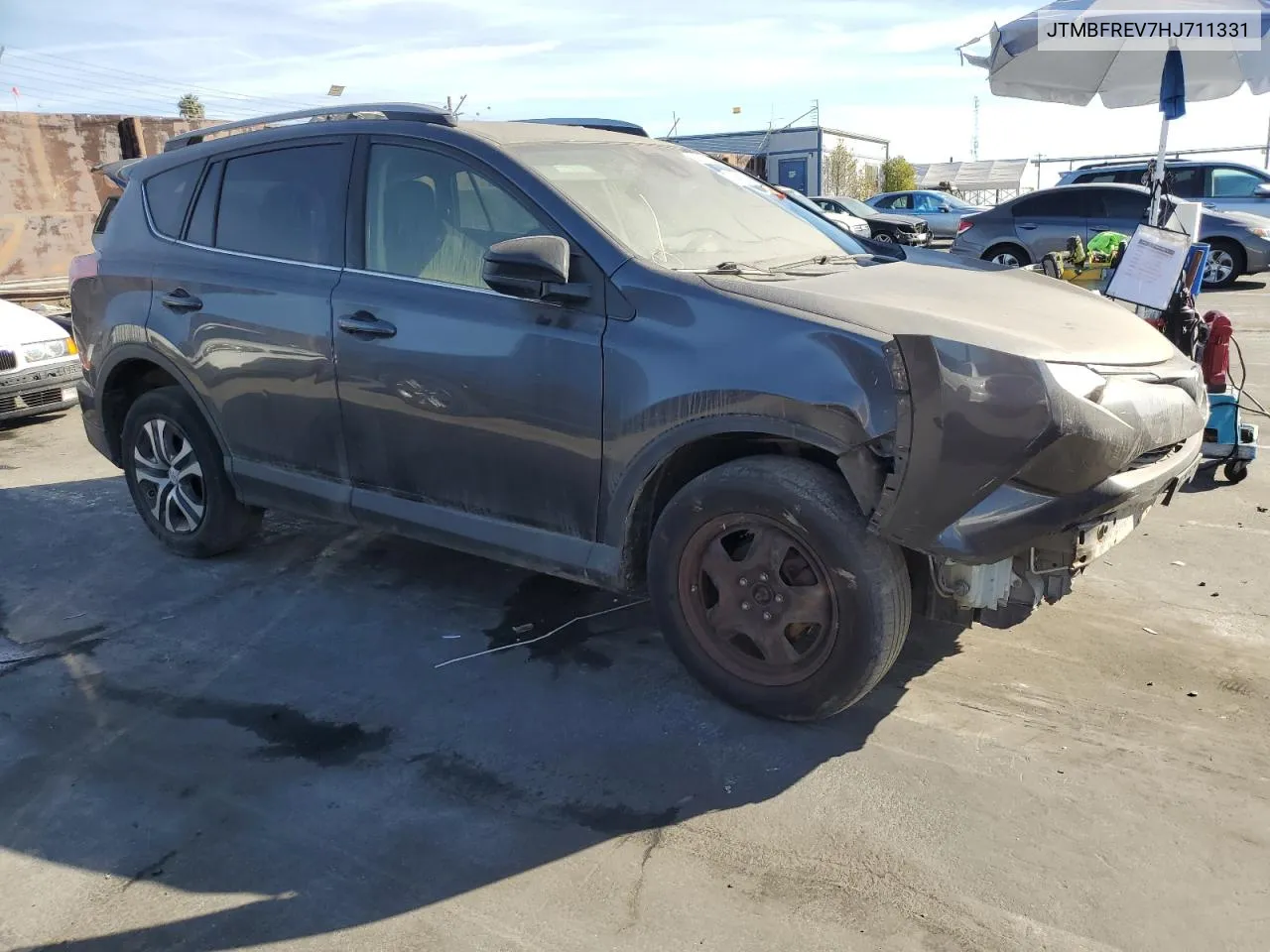 2017 Toyota Rav4 Le VIN: JTMBFREV7HJ711331 Lot: 76941174