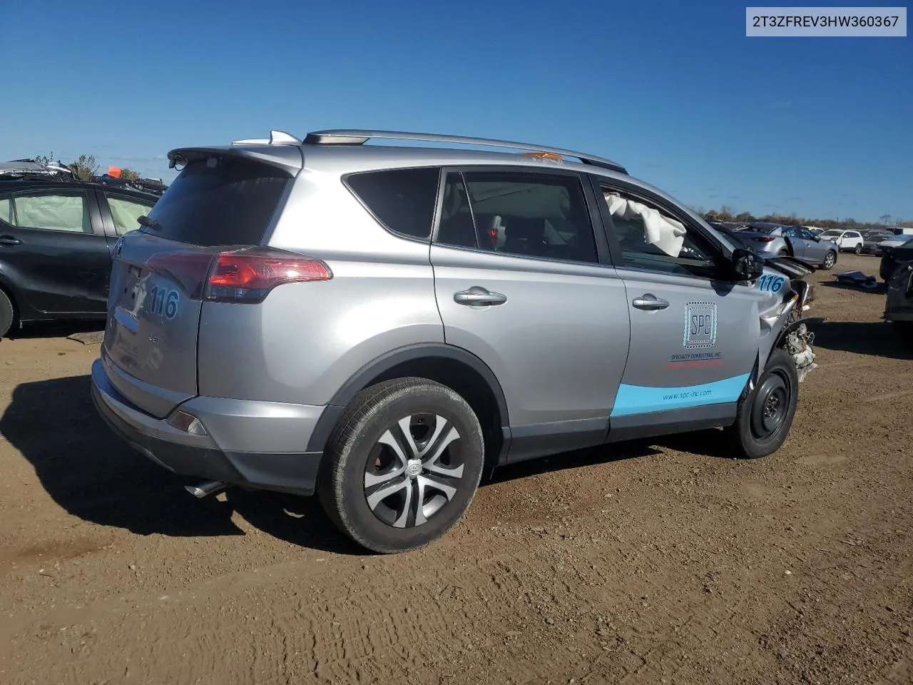 2T3ZFREV3HW360367 2017 Toyota Rav4 Le