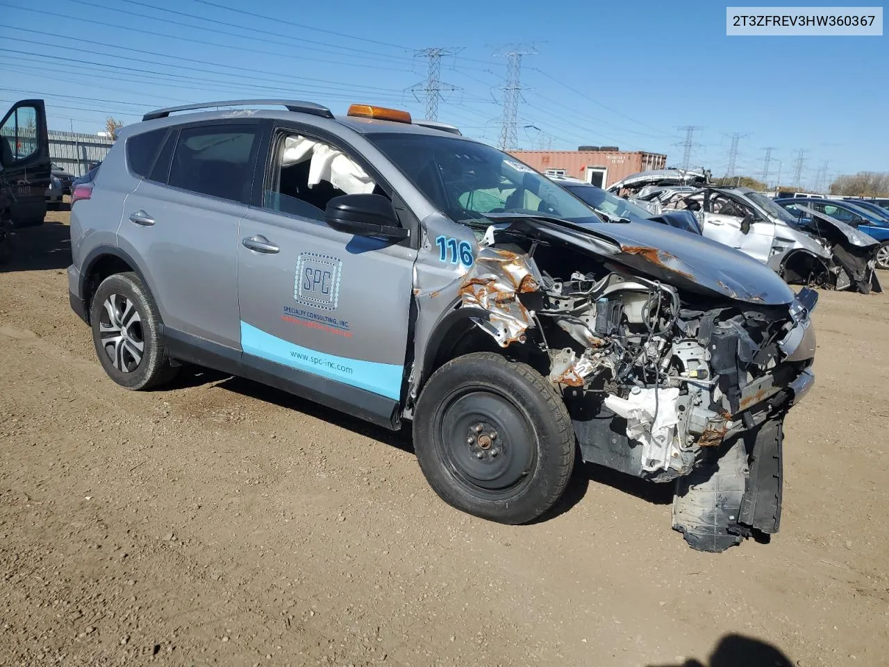 2T3ZFREV3HW360367 2017 Toyota Rav4 Le