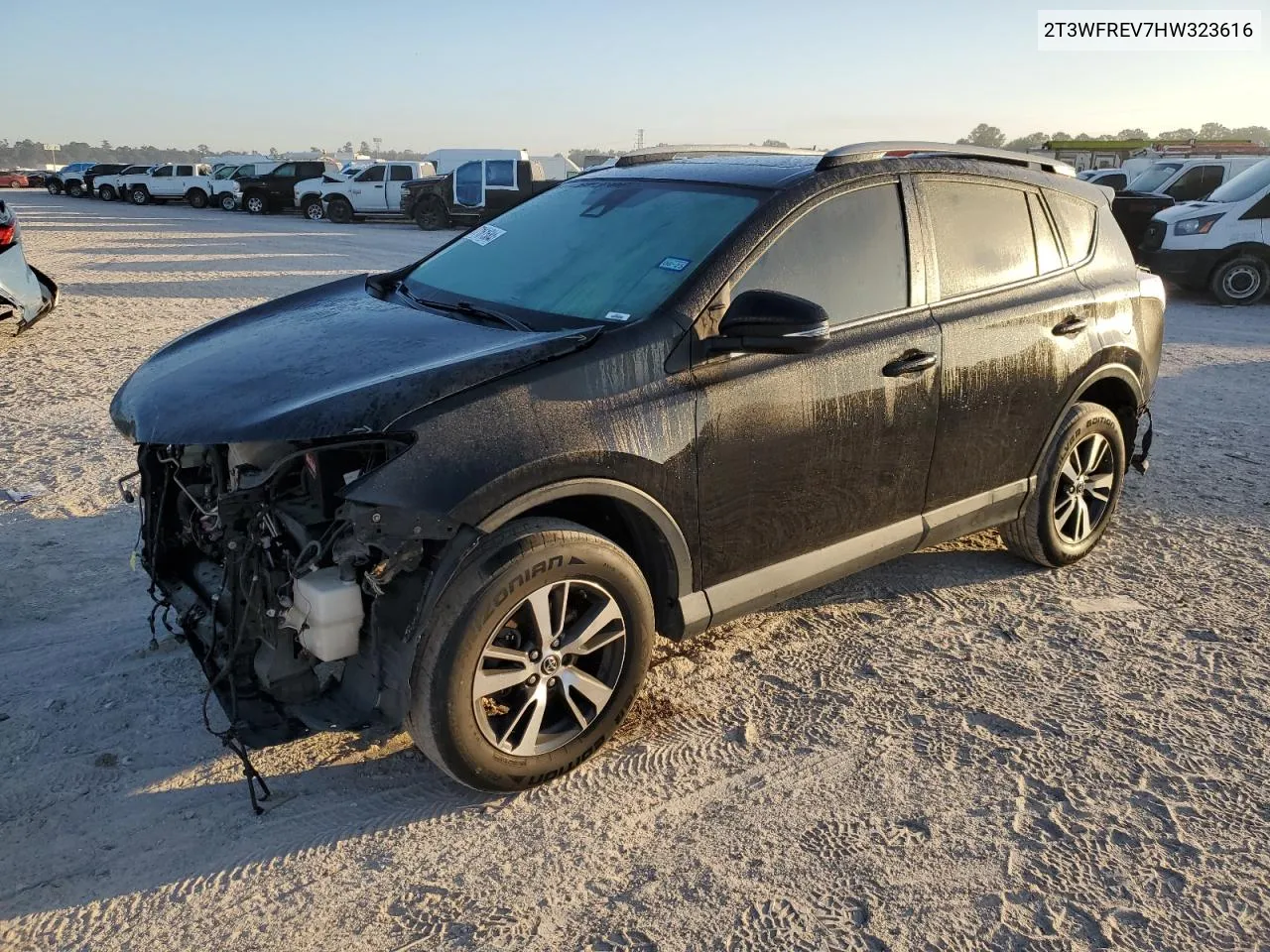 2017 Toyota Rav4 Xle VIN: 2T3WFREV7HW323616 Lot: 77161584