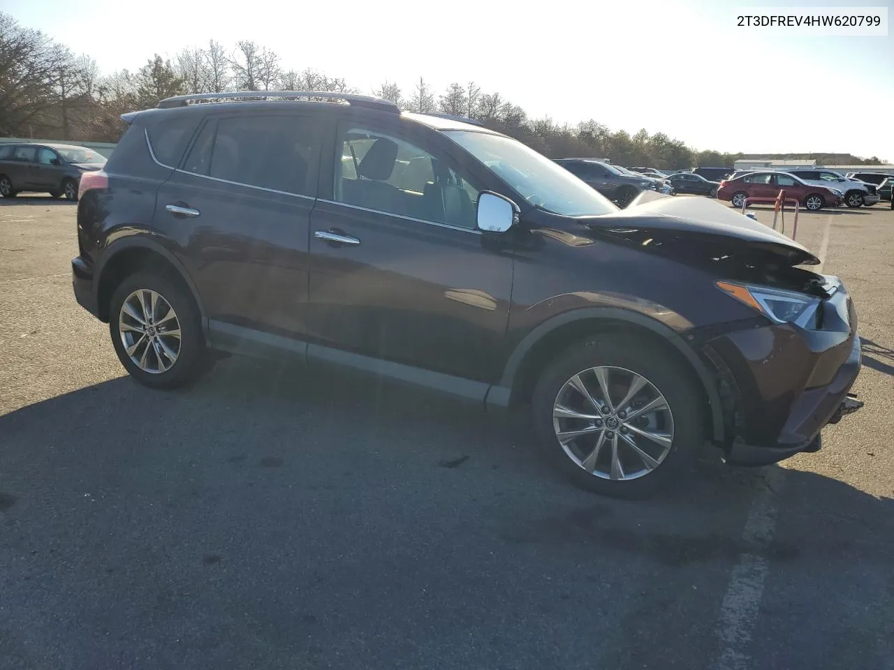 2017 Toyota Rav4 Limited VIN: 2T3DFREV4HW620799 Lot: 77217054