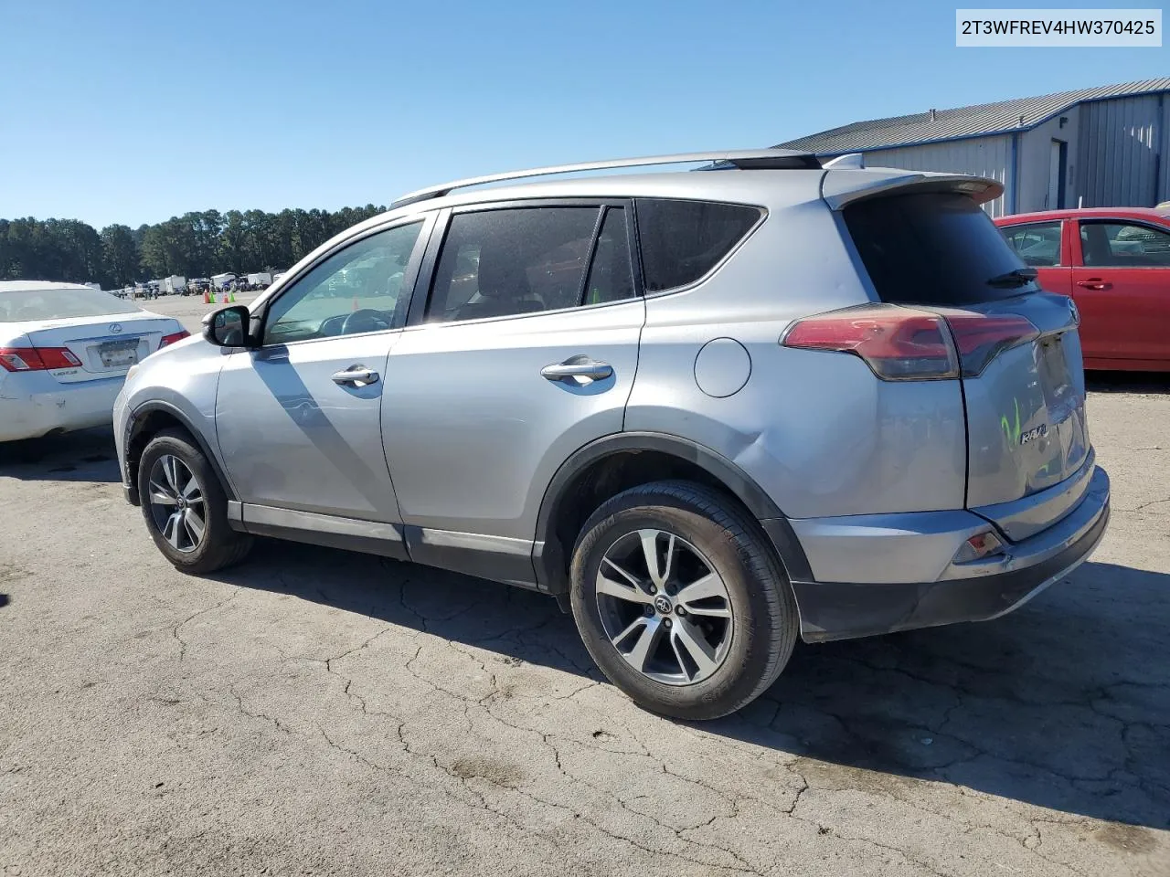 2017 Toyota Rav4 Xle VIN: 2T3WFREV4HW370425 Lot: 77235244