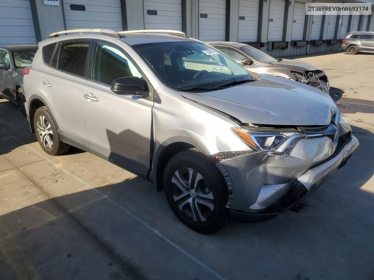 2017 Toyota Rav4 Le VIN: 2T3BFREV0HW693174 Lot: 77354094