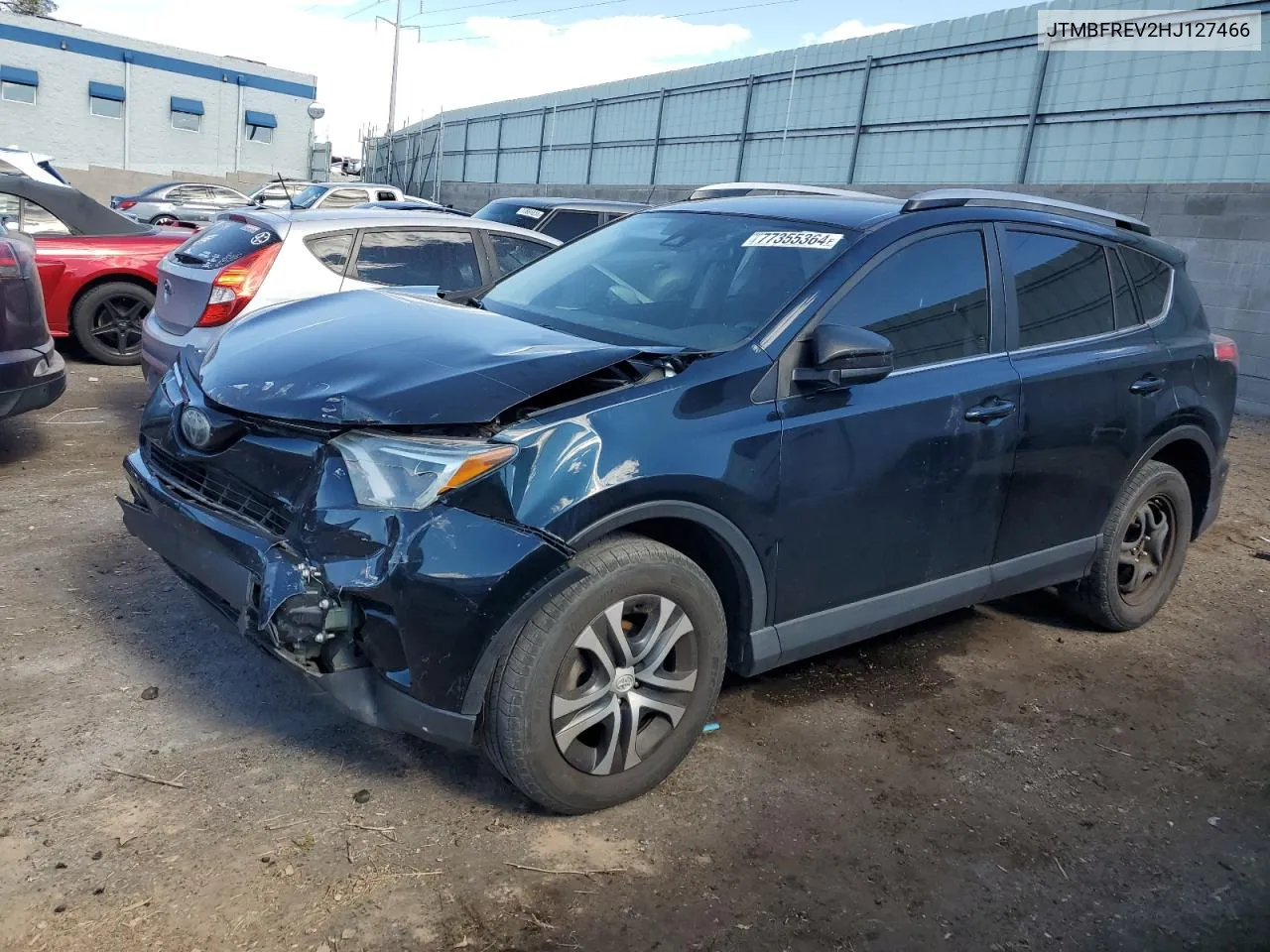 2017 Toyota Rav4 Le VIN: JTMBFREV2HJ127466 Lot: 77355364