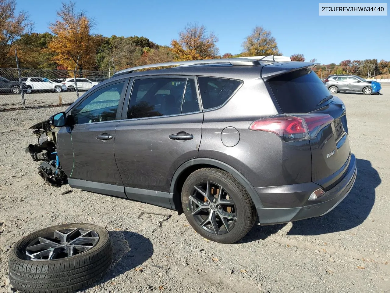 2017 Toyota Rav4 Se VIN: 2T3JFREV3HW634440 Lot: 77355994