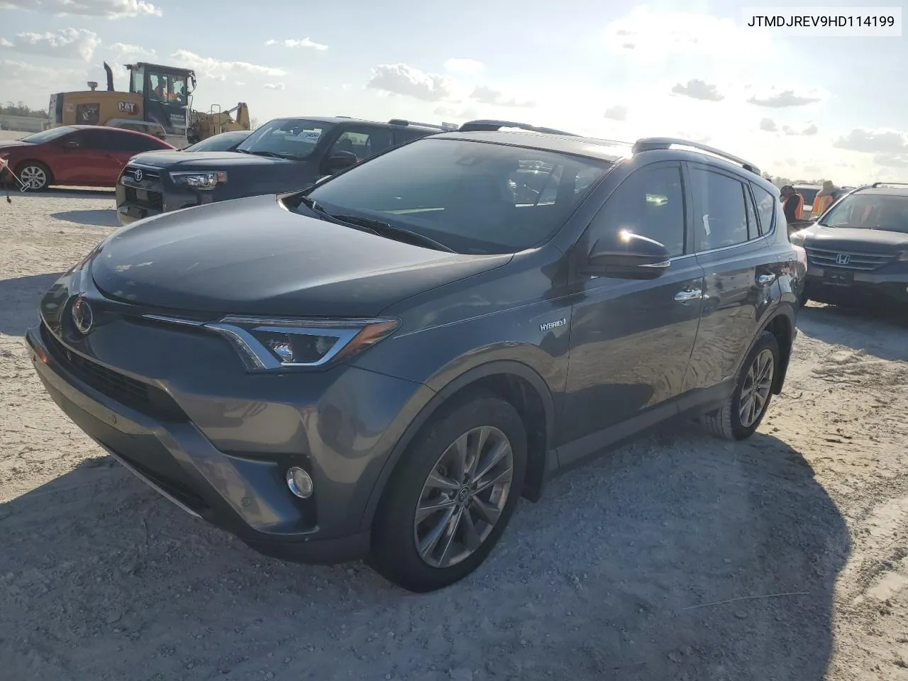 2017 Toyota Rav4 Hv Limited VIN: JTMDJREV9HD114199 Lot: 77436744