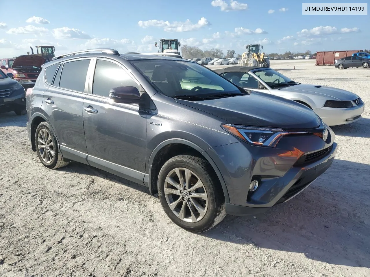 2017 Toyota Rav4 Hv Limited VIN: JTMDJREV9HD114199 Lot: 77436744