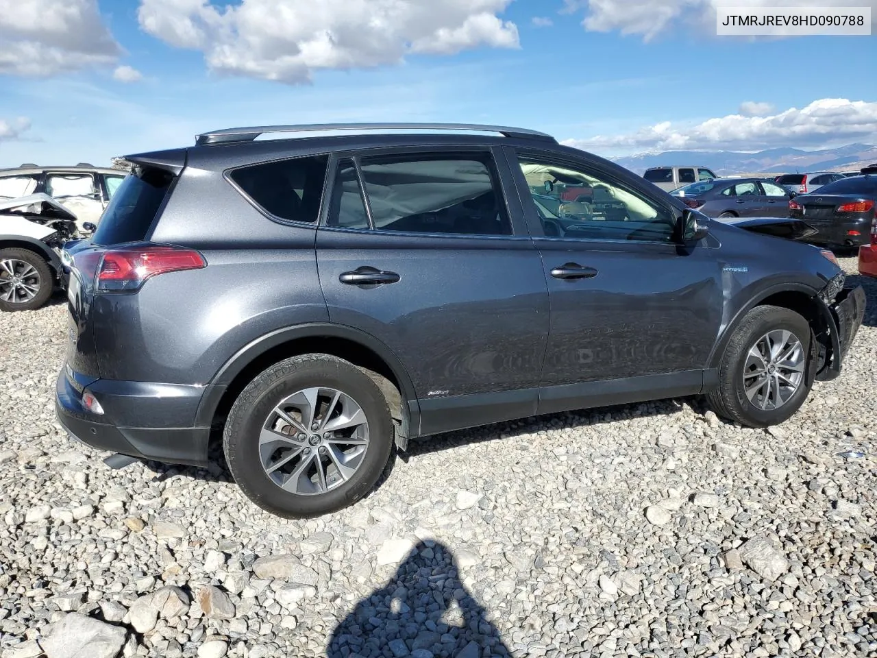 2017 Toyota Rav4 Hv Le VIN: JTMRJREV8HD090788 Lot: 77465654