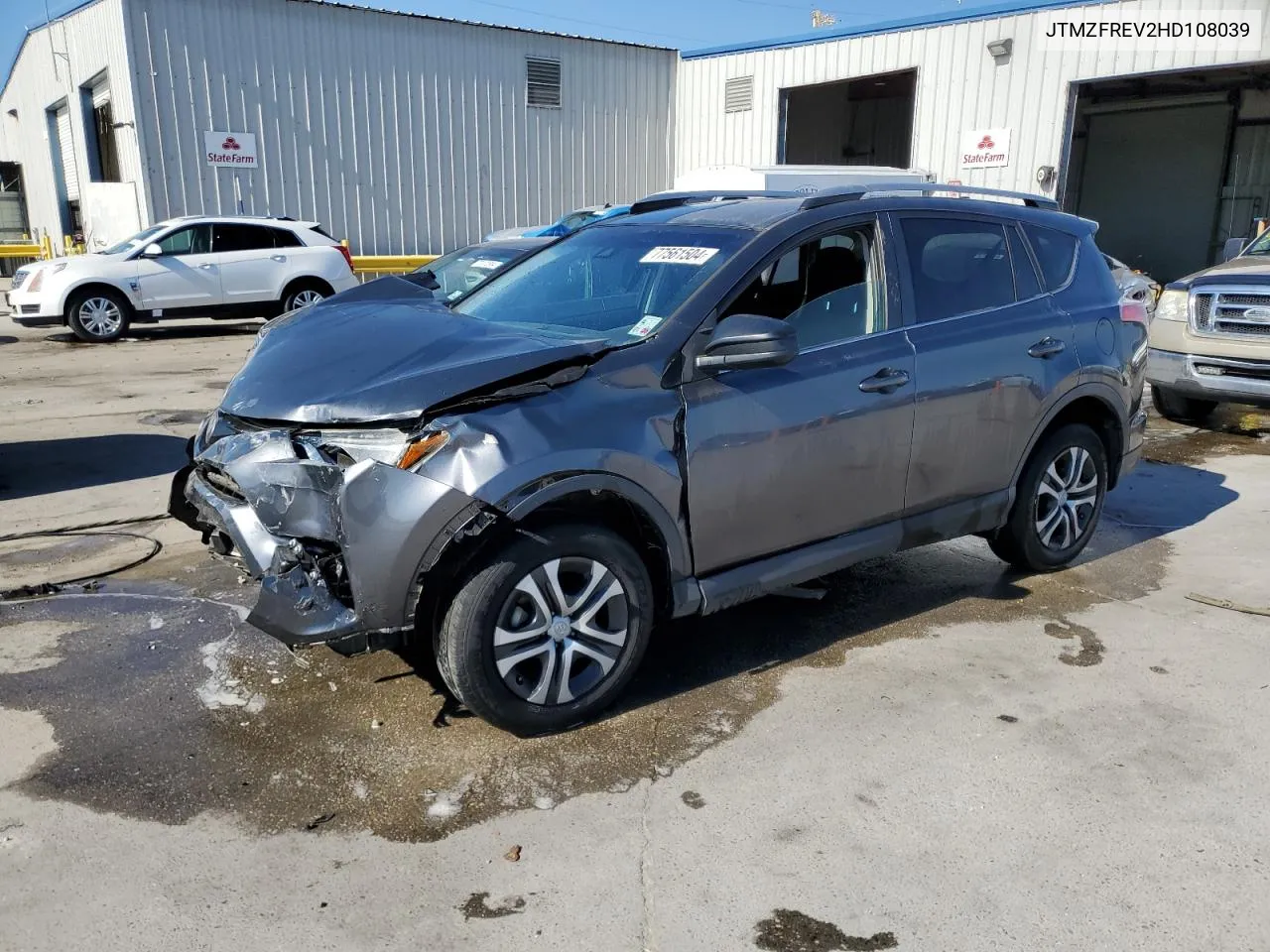 2017 Toyota Rav4 Le VIN: JTMZFREV2HD108039 Lot: 77561504