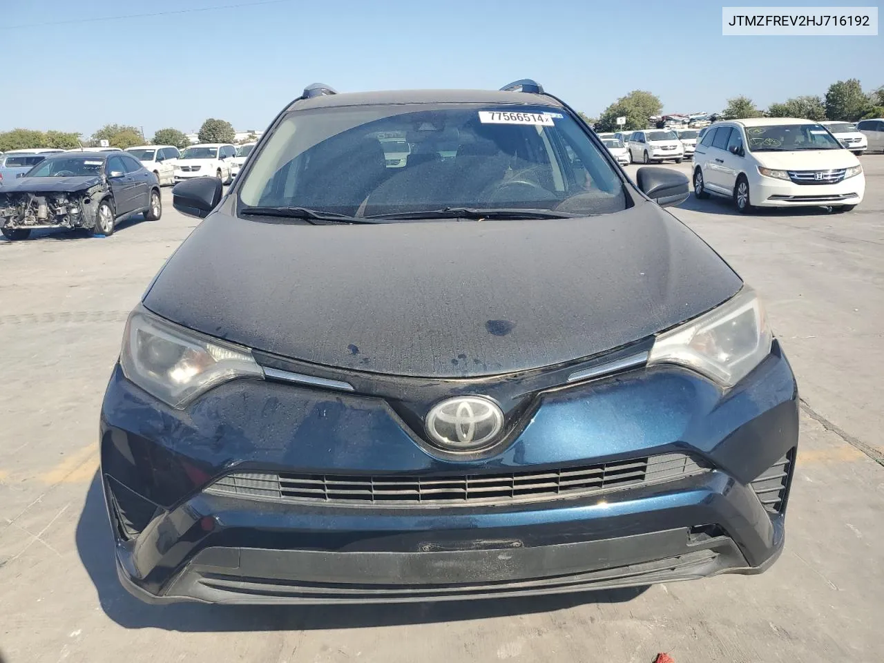 JTMZFREV2HJ716192 2017 Toyota Rav4 Le