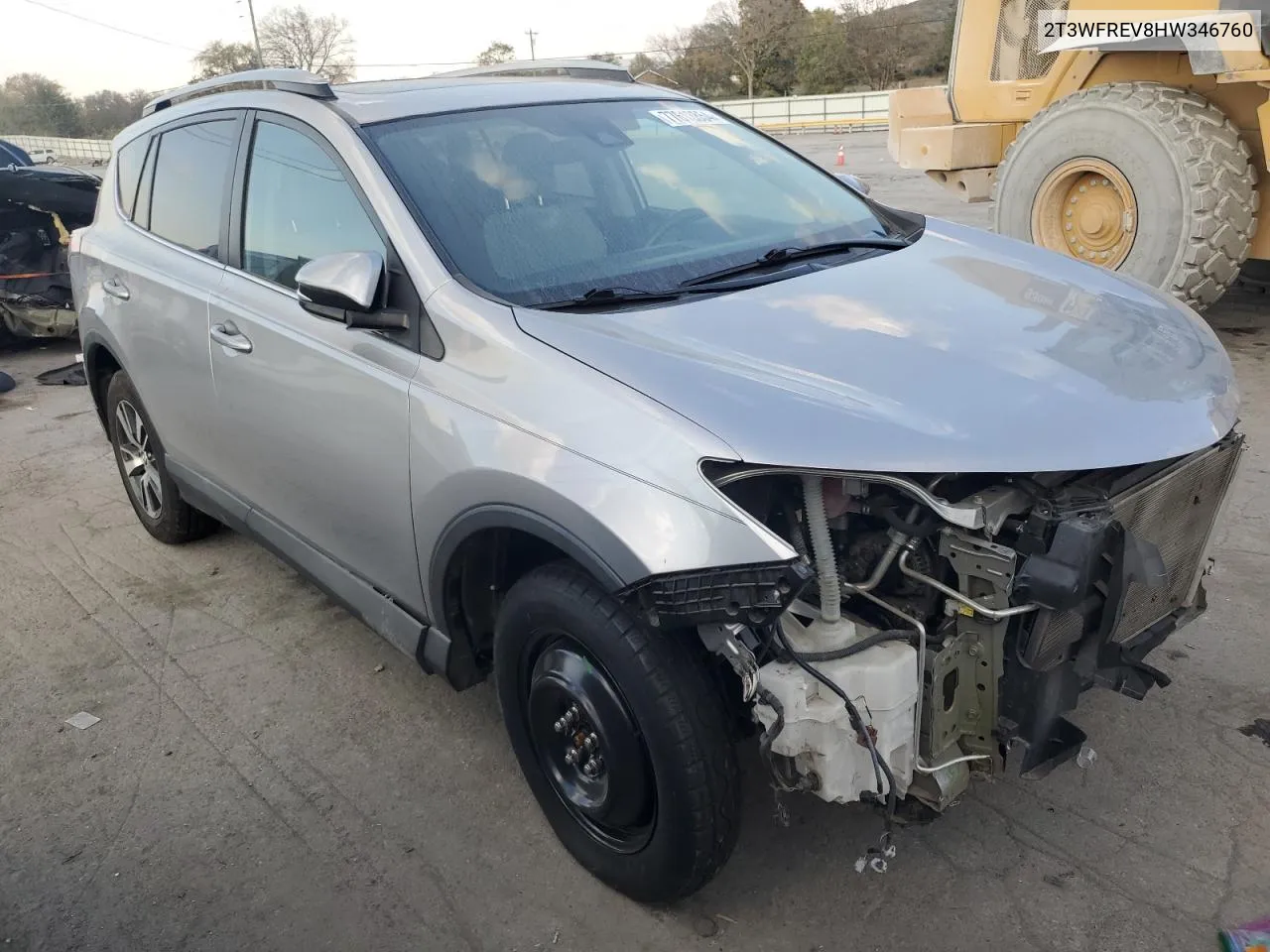 2T3WFREV8HW346760 2017 Toyota Rav4 Xle