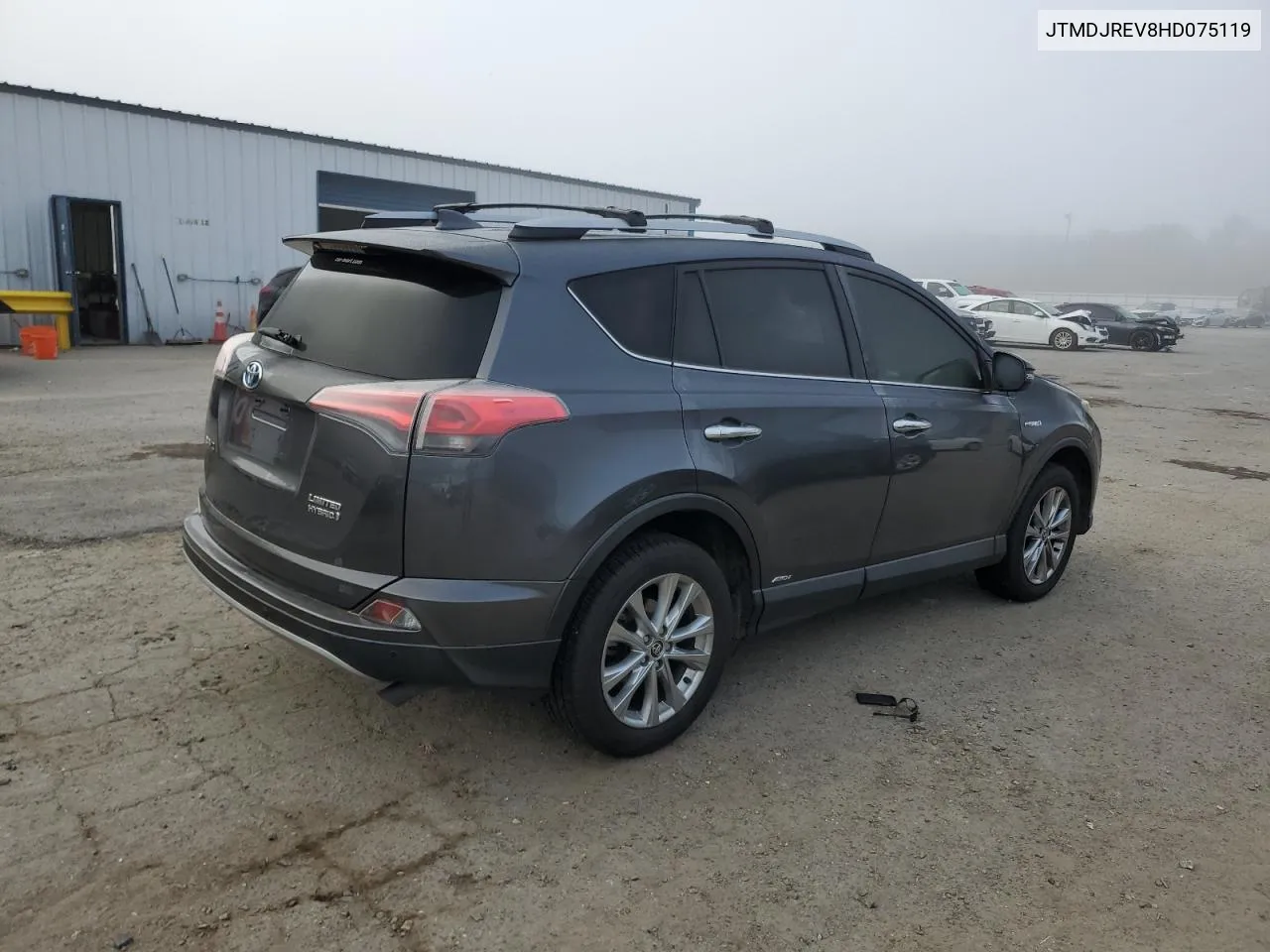 2017 Toyota Rav4 Hv Limited VIN: JTMDJREV8HD075119 Lot: 77754974