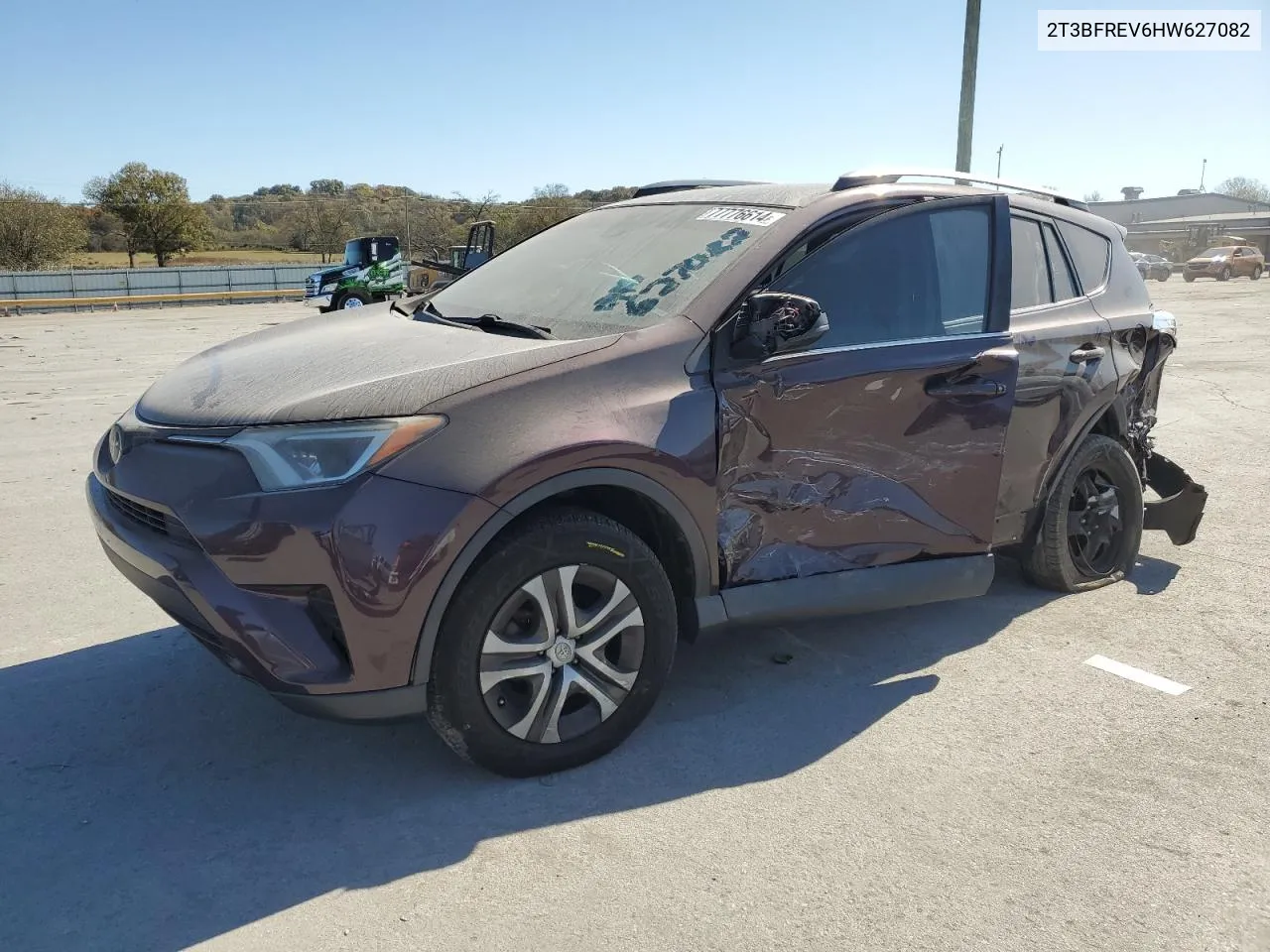 2017 Toyota Rav4 Le VIN: 2T3BFREV6HW627082 Lot: 77776614