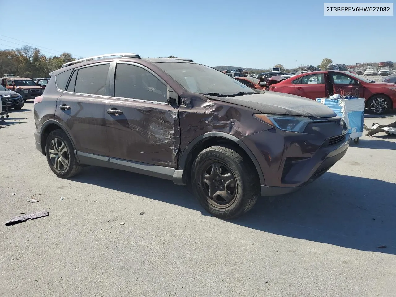 2017 Toyota Rav4 Le VIN: 2T3BFREV6HW627082 Lot: 77776614