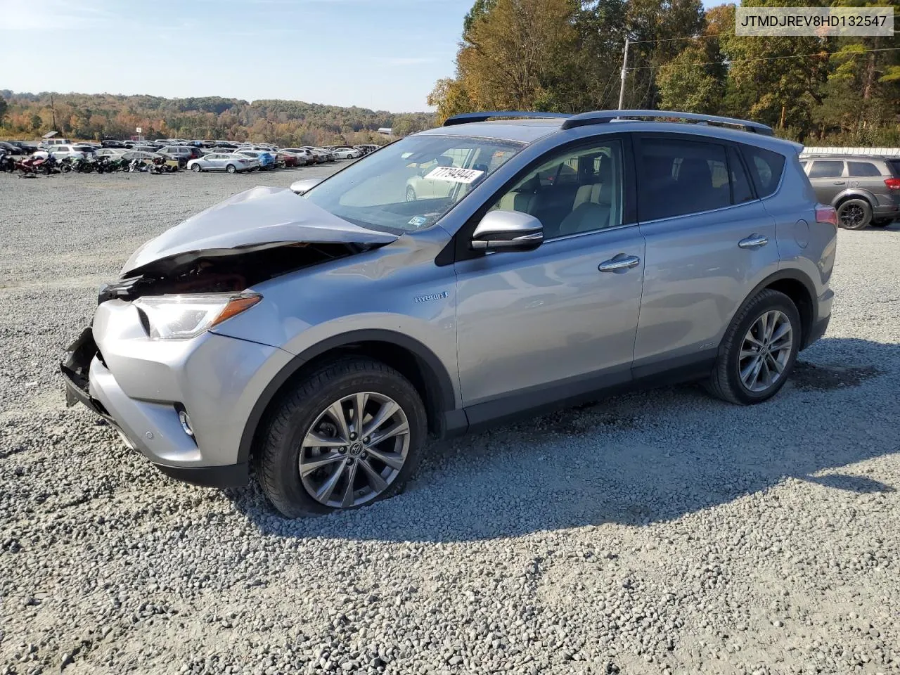 2017 Toyota Rav4 Hv Limited VIN: JTMDJREV8HD132547 Lot: 77794944