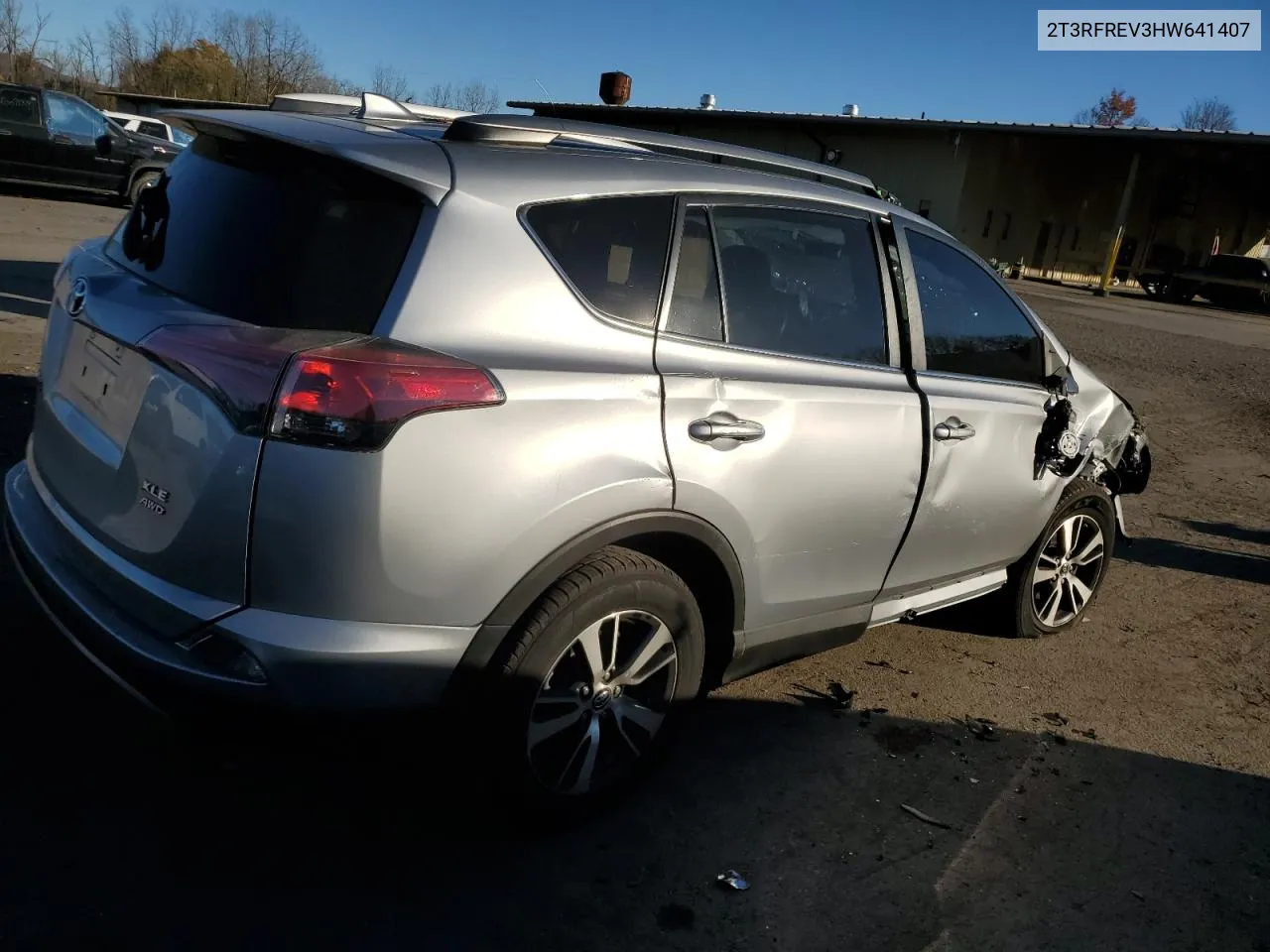 2017 Toyota Rav4 Xle VIN: 2T3RFREV3HW641407 Lot: 77833624