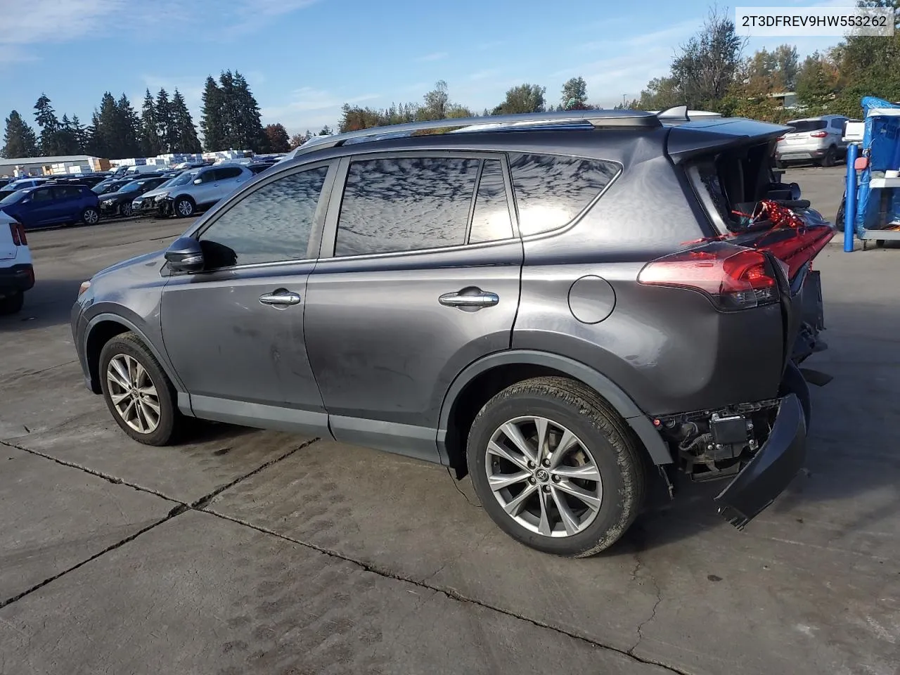 2017 Toyota Rav4 Limited VIN: 2T3DFREV9HW553262 Lot: 77906134