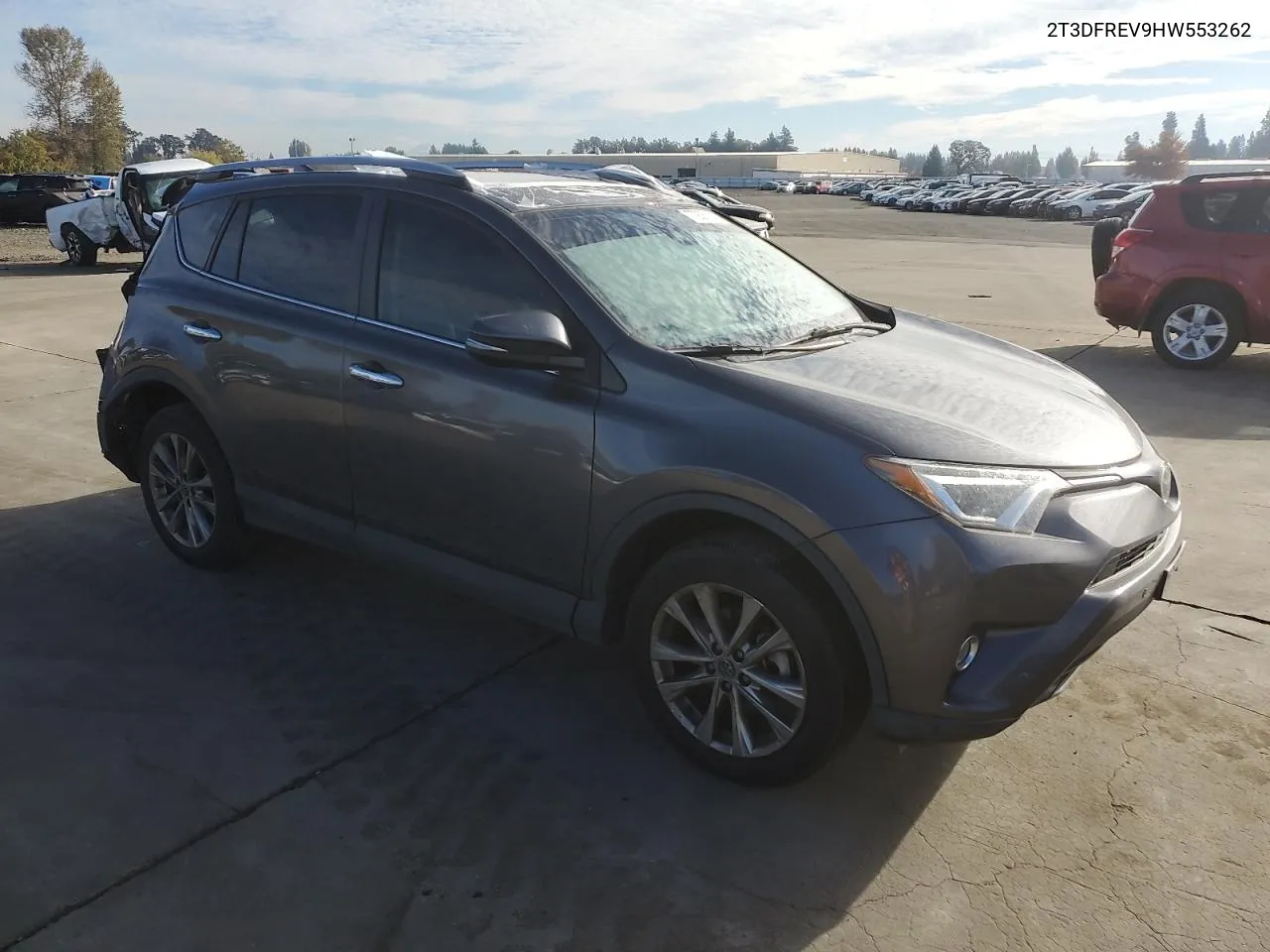 2017 Toyota Rav4 Limited VIN: 2T3DFREV9HW553262 Lot: 77906134