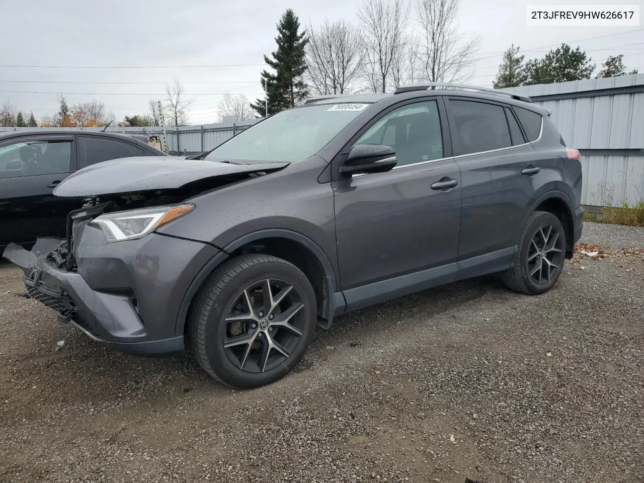 2017 Toyota Rav4 Se VIN: 2T3JFREV9HW626617 Lot: 78008454