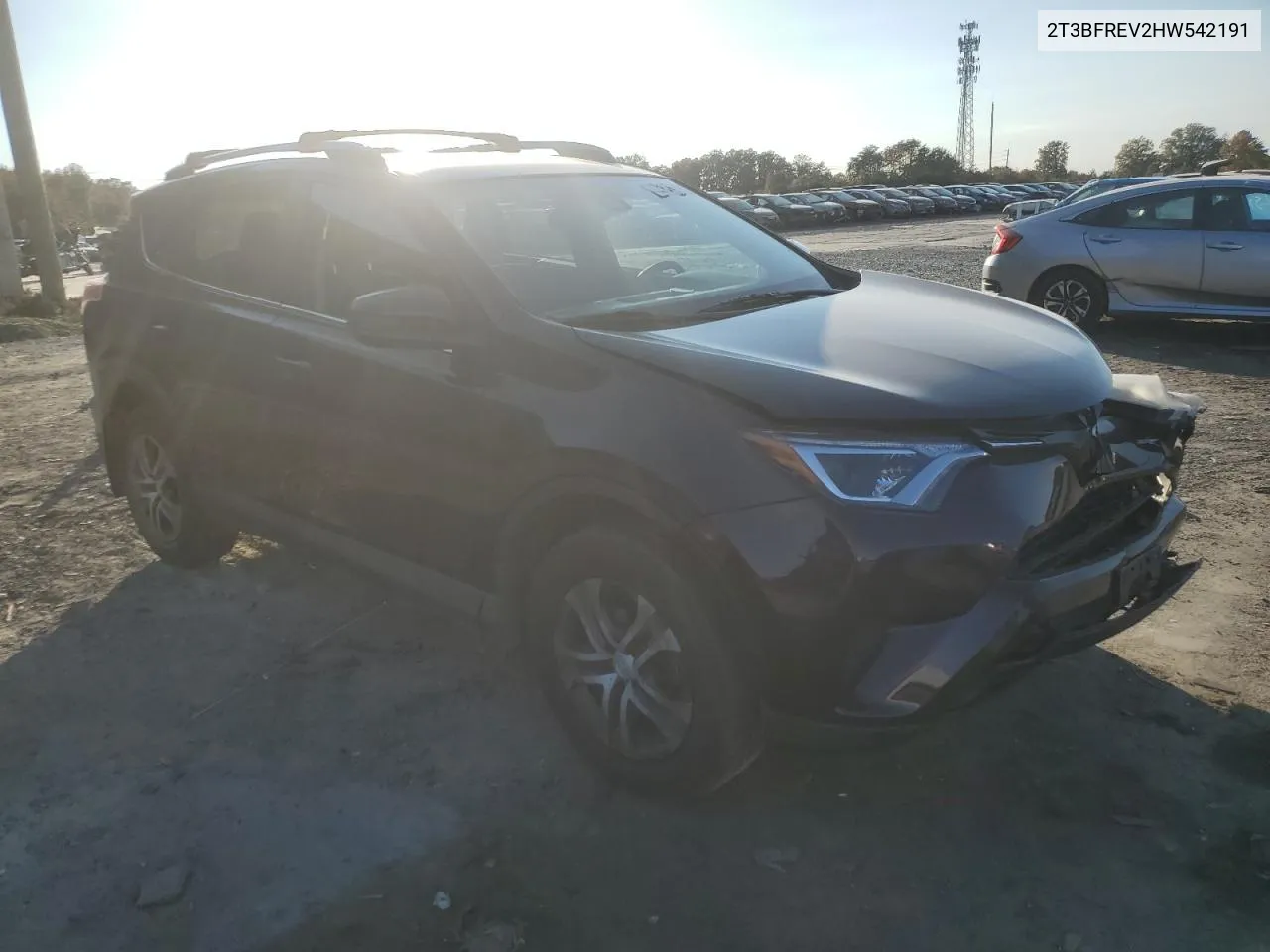 2017 Toyota Rav4 Le VIN: 2T3BFREV2HW542191 Lot: 78019494