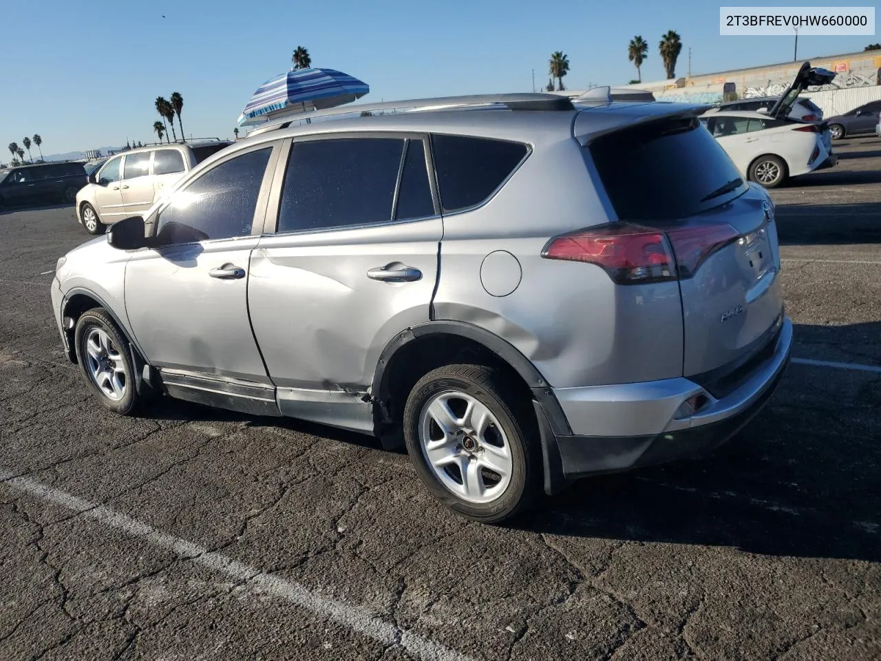 2017 Toyota Rav4 Le VIN: 2T3BFREV0HW660000 Lot: 78105444