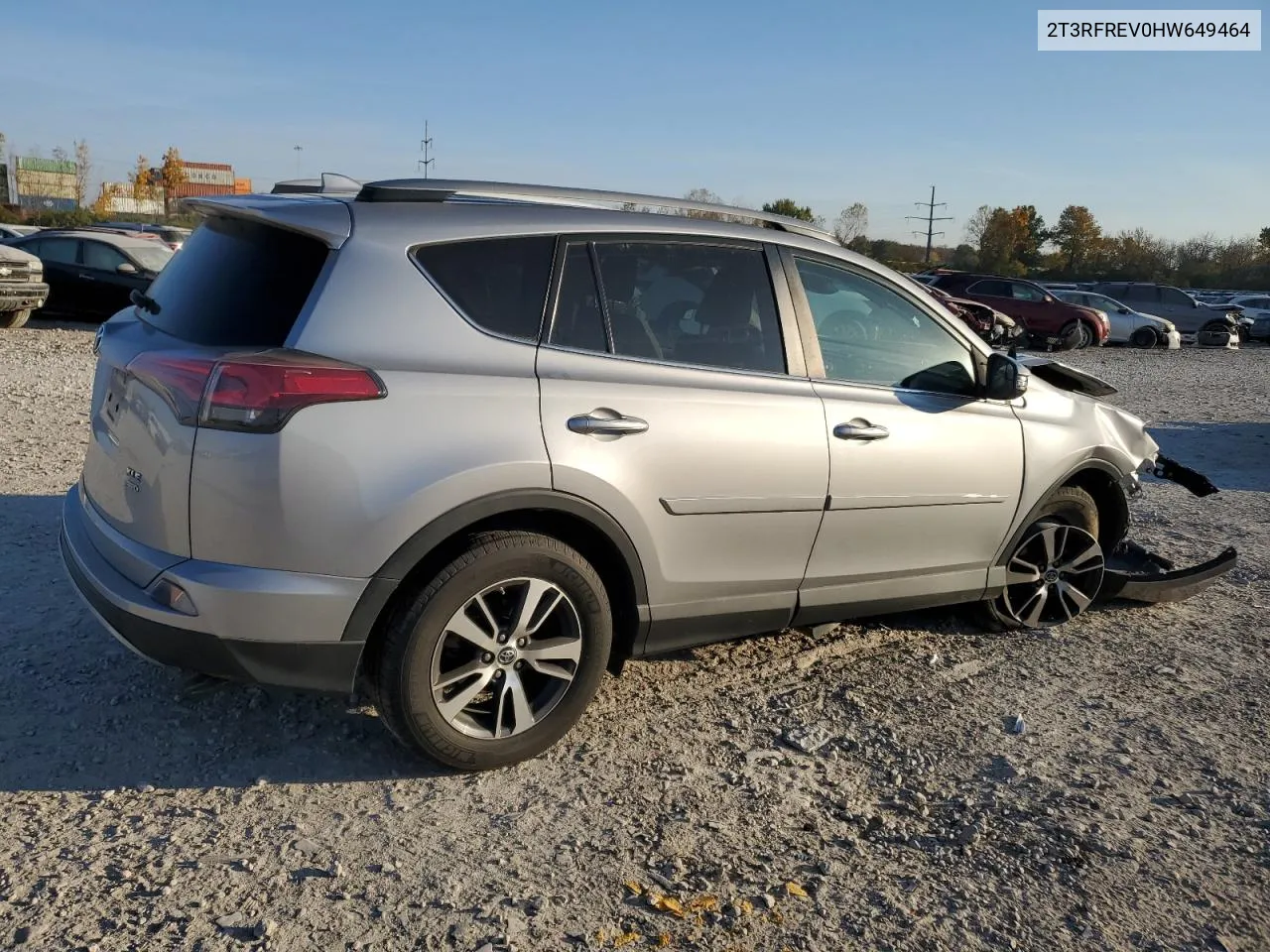 2017 Toyota Rav4 Xle VIN: 2T3RFREV0HW649464 Lot: 78177404