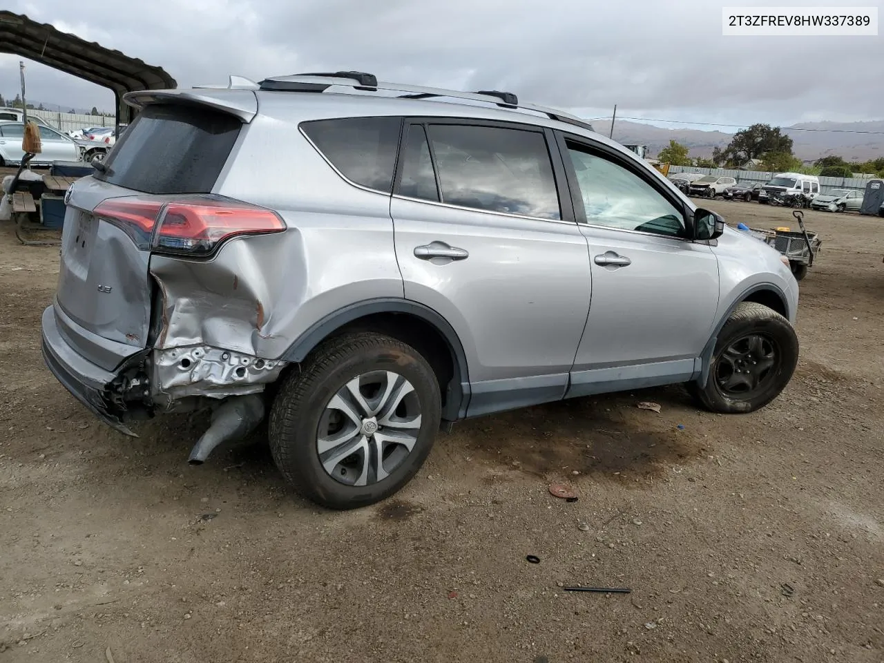 2017 Toyota Rav4 Le VIN: 2T3ZFREV8HW337389 Lot: 78270004