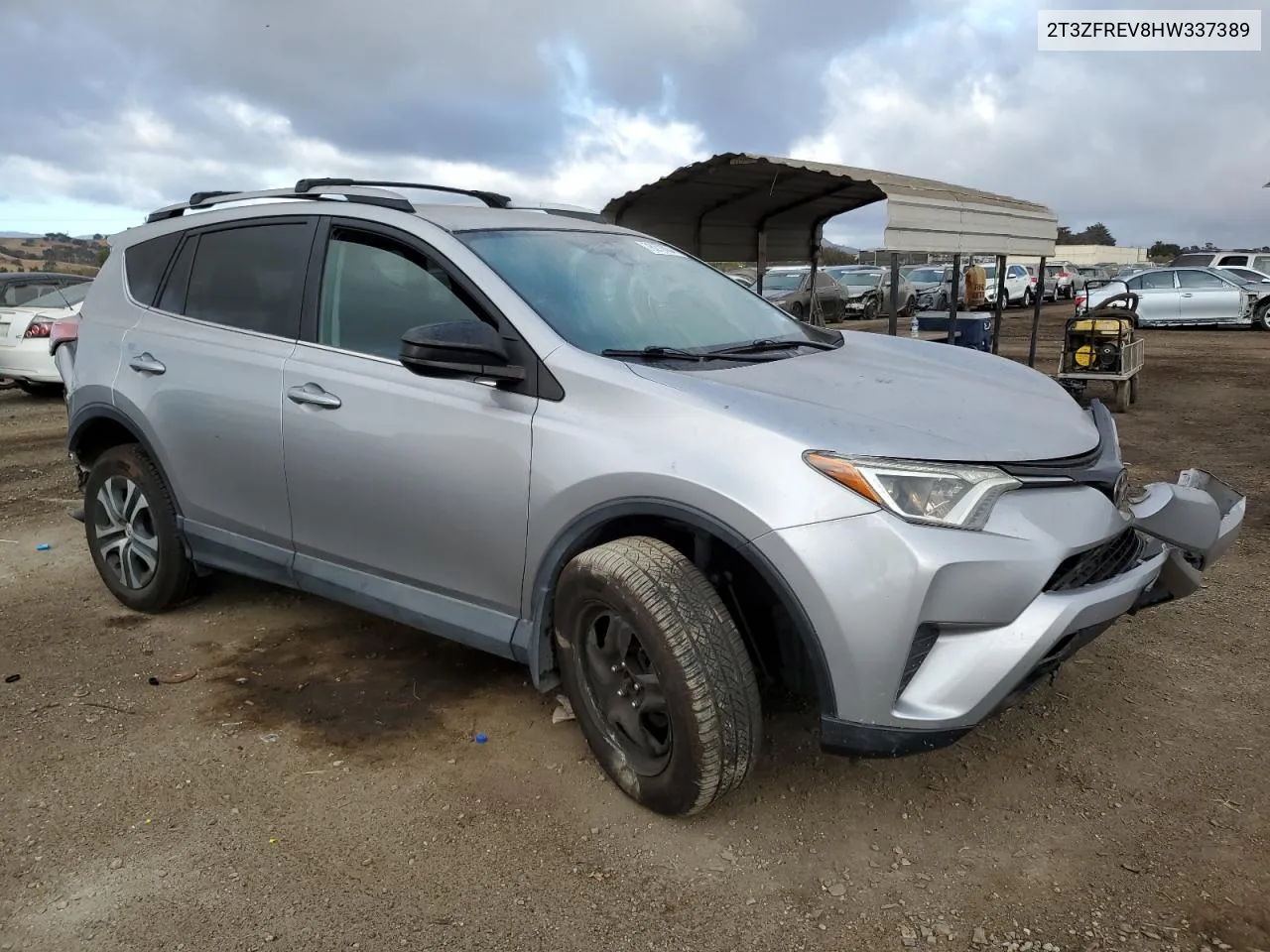 2T3ZFREV8HW337389 2017 Toyota Rav4 Le