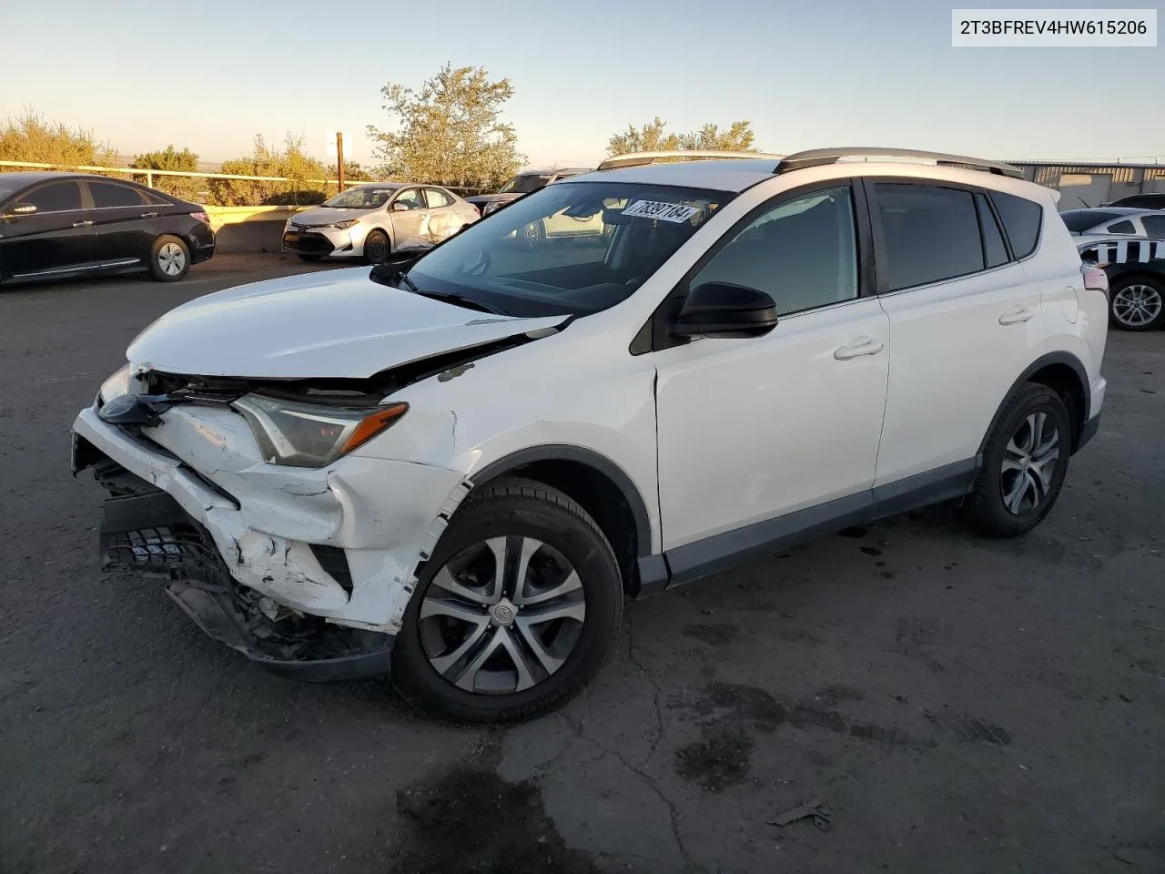 2017 Toyota Rav4 Le VIN: 2T3BFREV4HW615206 Lot: 78397184