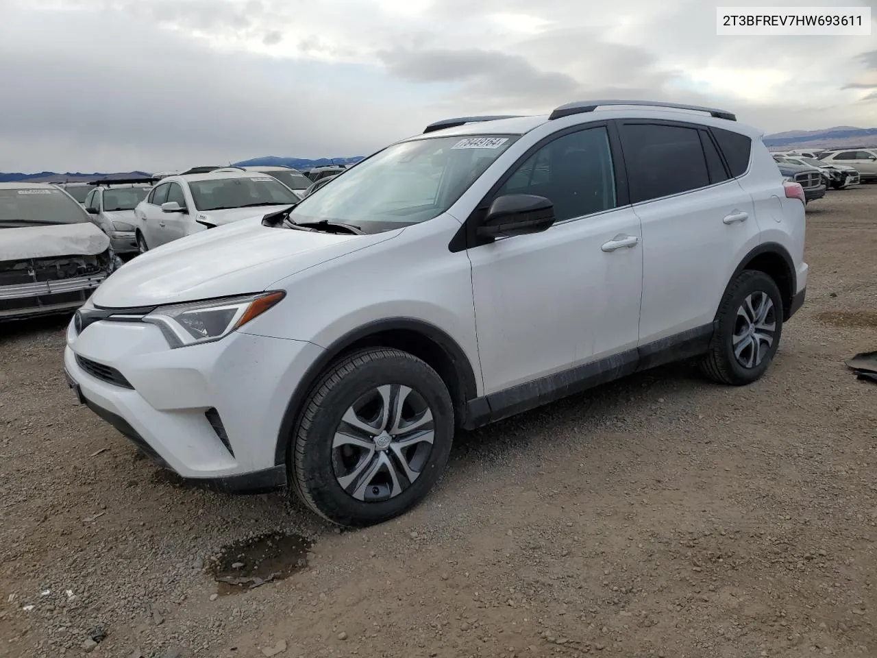 2017 Toyota Rav4 Le VIN: 2T3BFREV7HW693611 Lot: 78449164