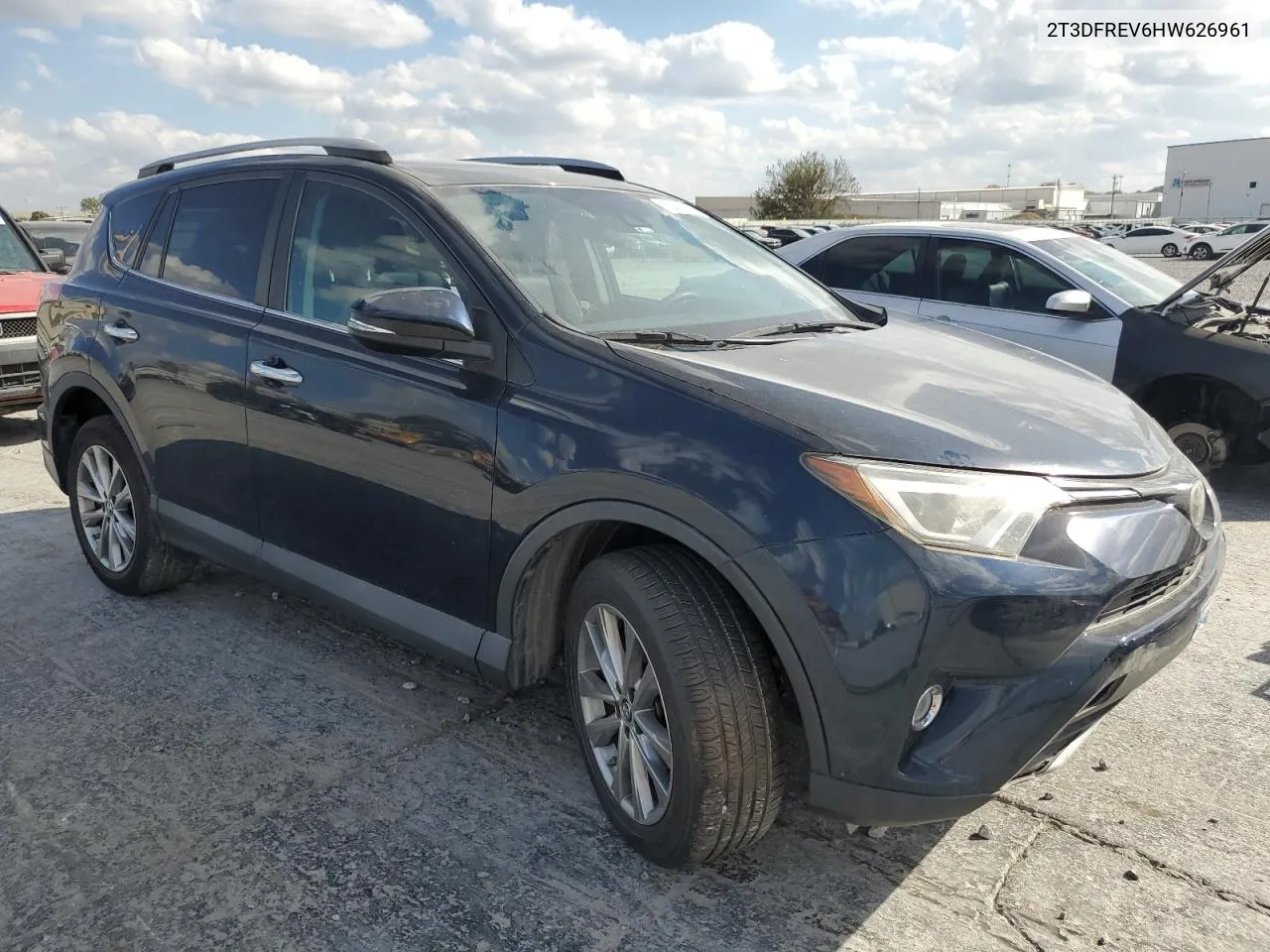 2017 Toyota Rav4 Limited VIN: 2T3DFREV6HW626961 Lot: 78475774