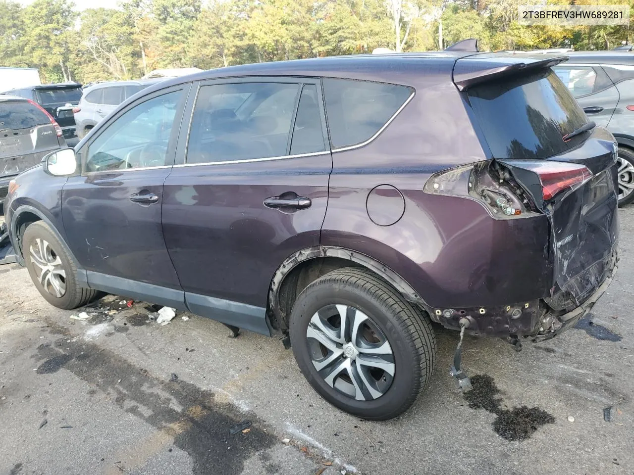 2017 Toyota Rav4 Le VIN: 2T3BFREV3HW689281 Lot: 78492524