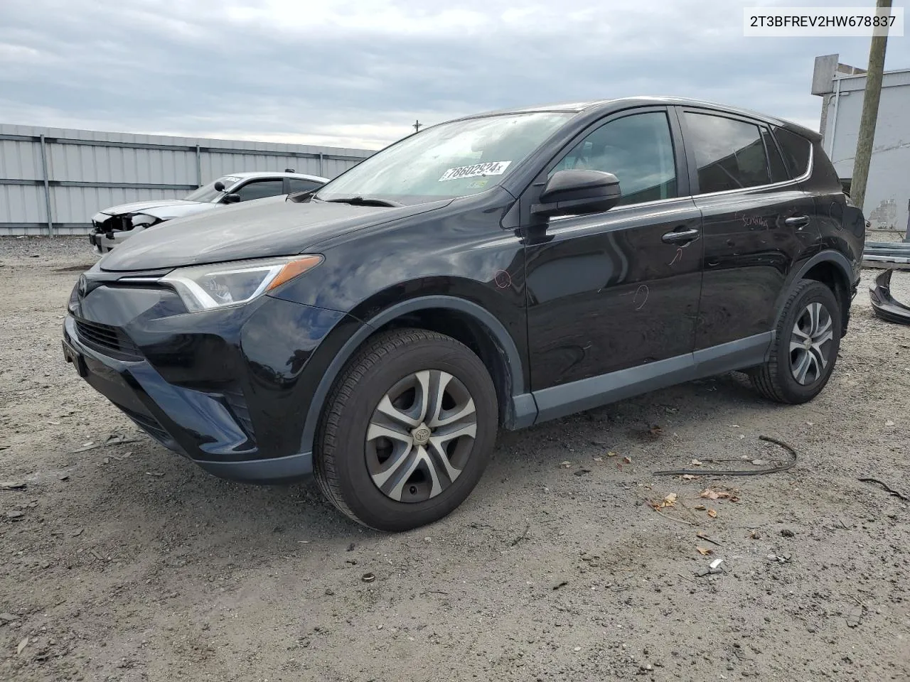 2017 Toyota Rav4 Le VIN: 2T3BFREV2HW678837 Lot: 78602924