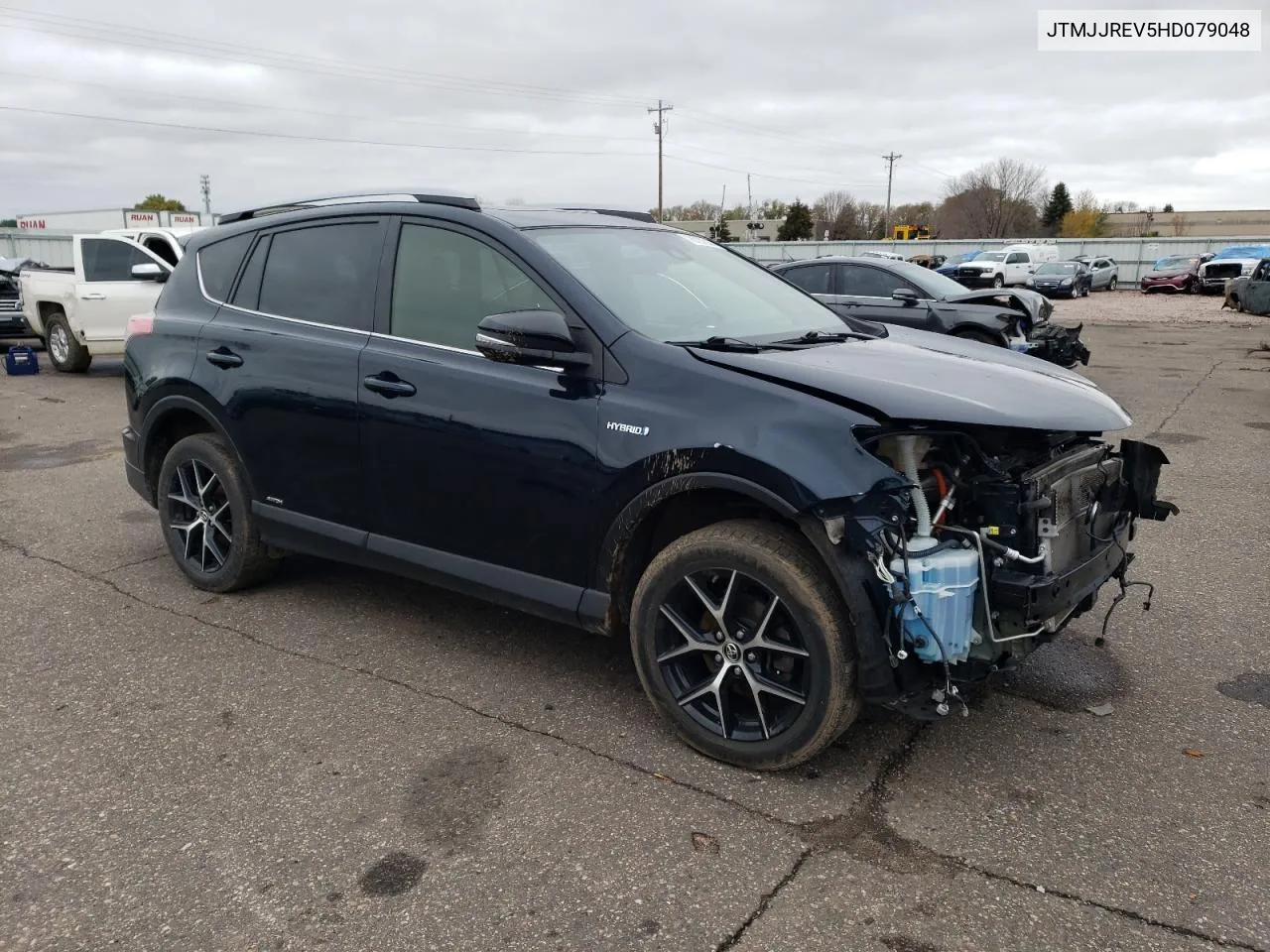 2017 Toyota Rav4 Hv Se VIN: JTMJJREV5HD079048 Lot: 78727534