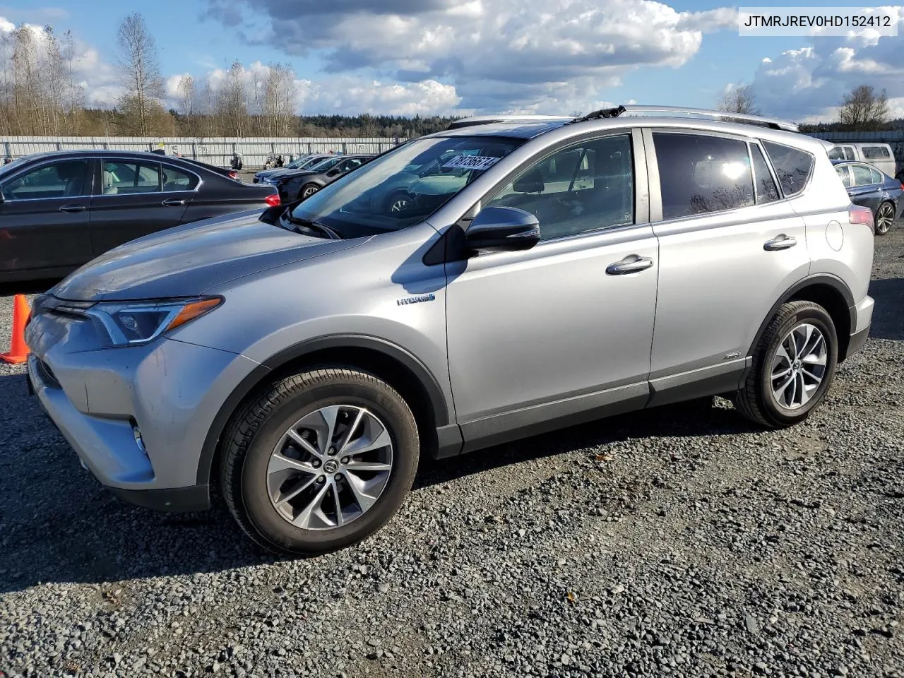 2017 Toyota Rav4 Hv Le VIN: JTMRJREV0HD152412 Lot: 78736674