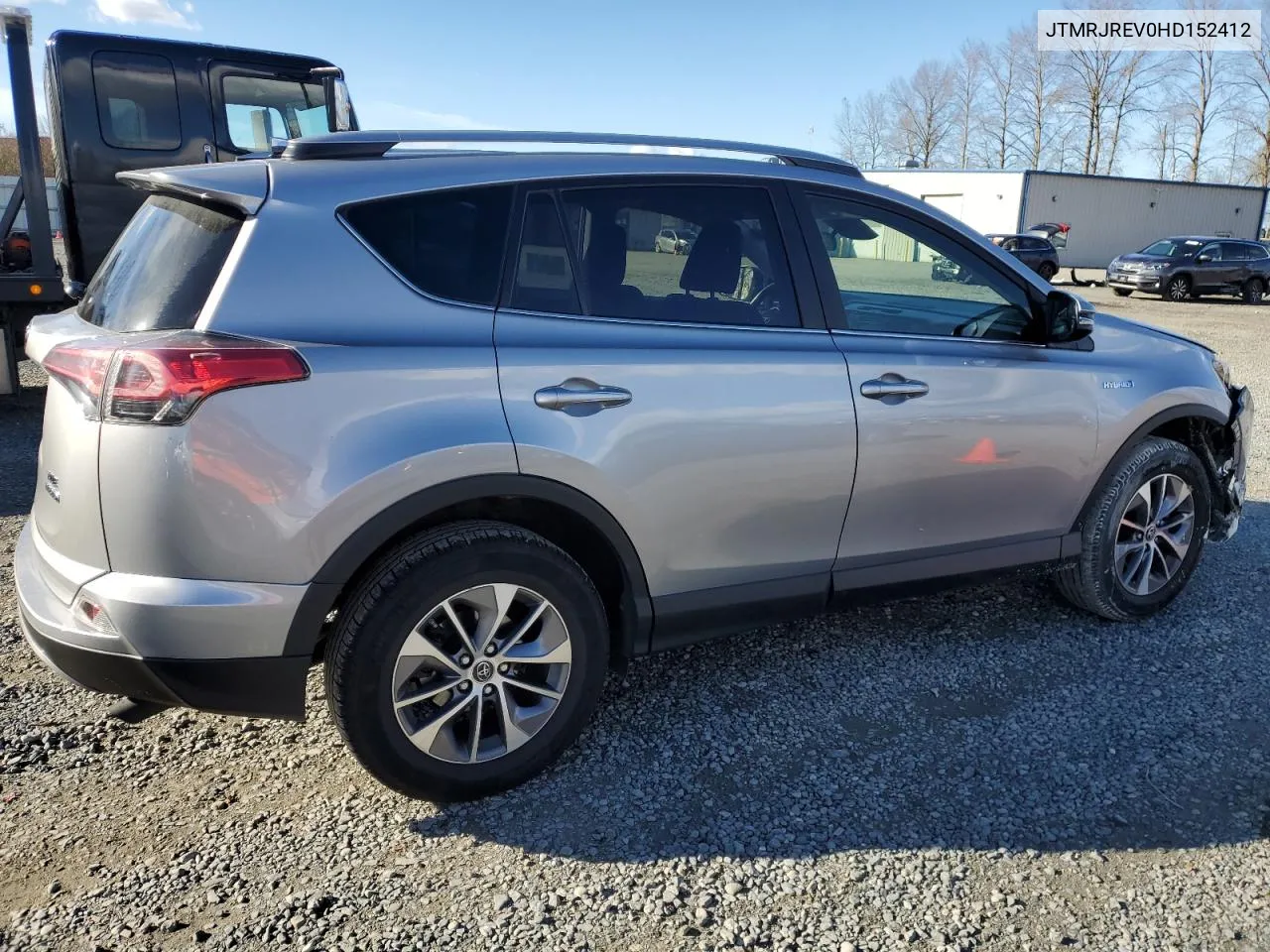 2017 Toyota Rav4 Hv Le VIN: JTMRJREV0HD152412 Lot: 78736674