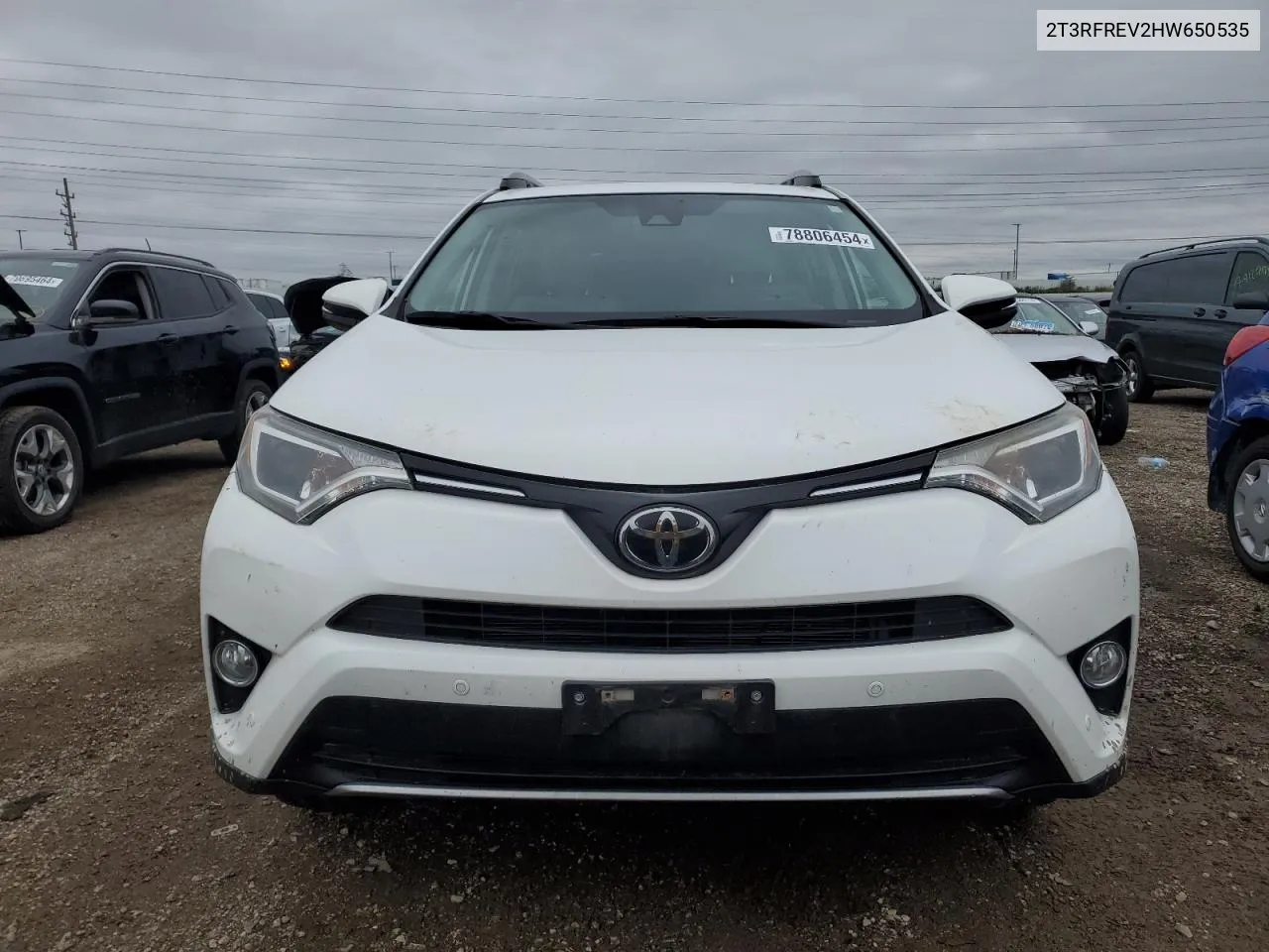 2017 Toyota Rav4 Xle VIN: 2T3RFREV2HW650535 Lot: 78806454