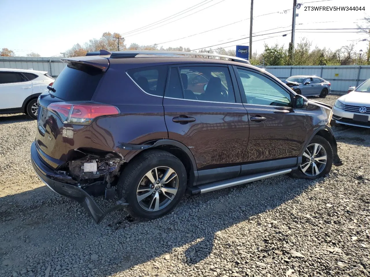 2017 Toyota Rav4 Xle VIN: 2T3WFREV5HW344044 Lot: 78993284