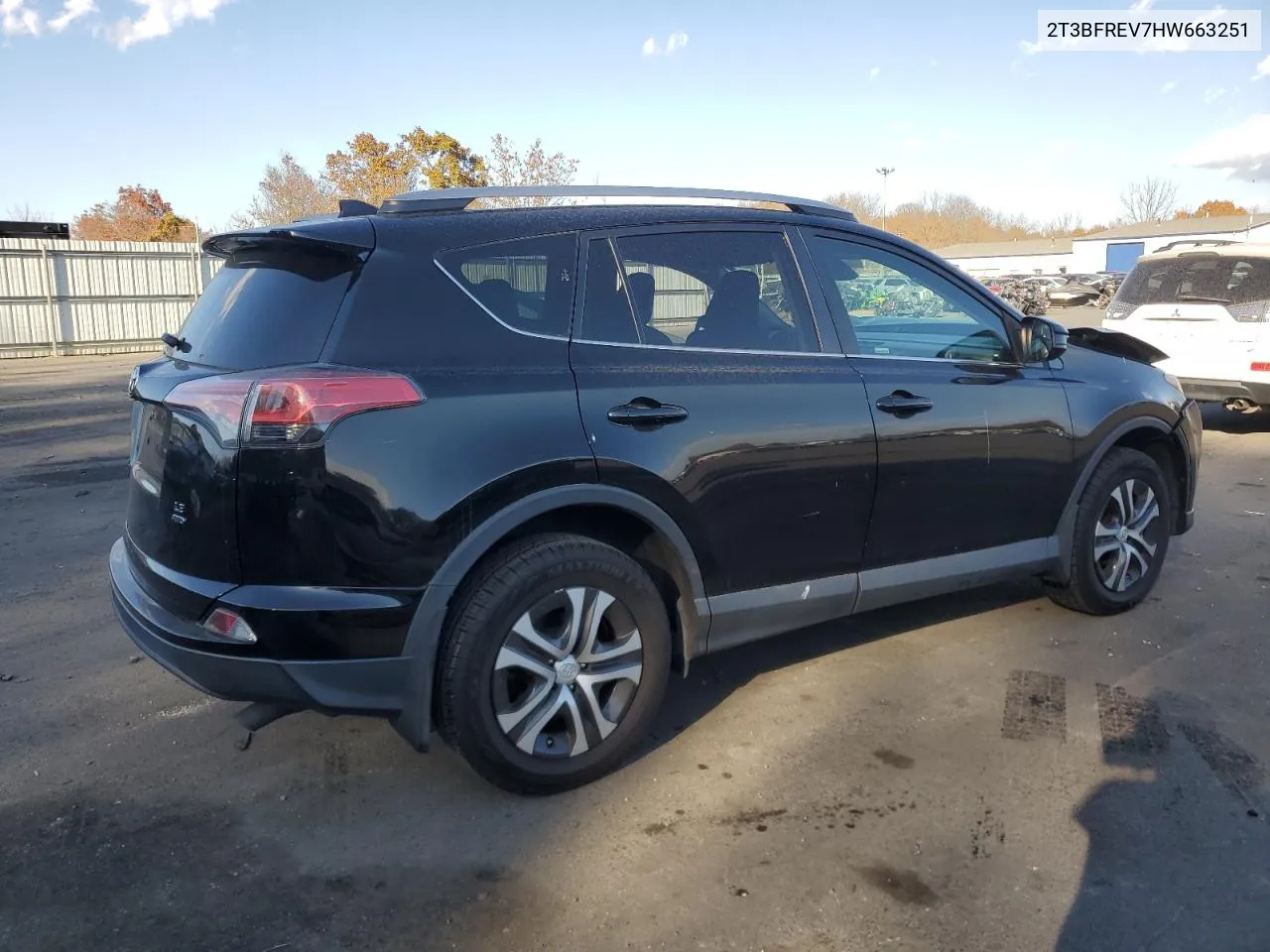 2017 Toyota Rav4 Le VIN: 2T3BFREV7HW663251 Lot: 79062374