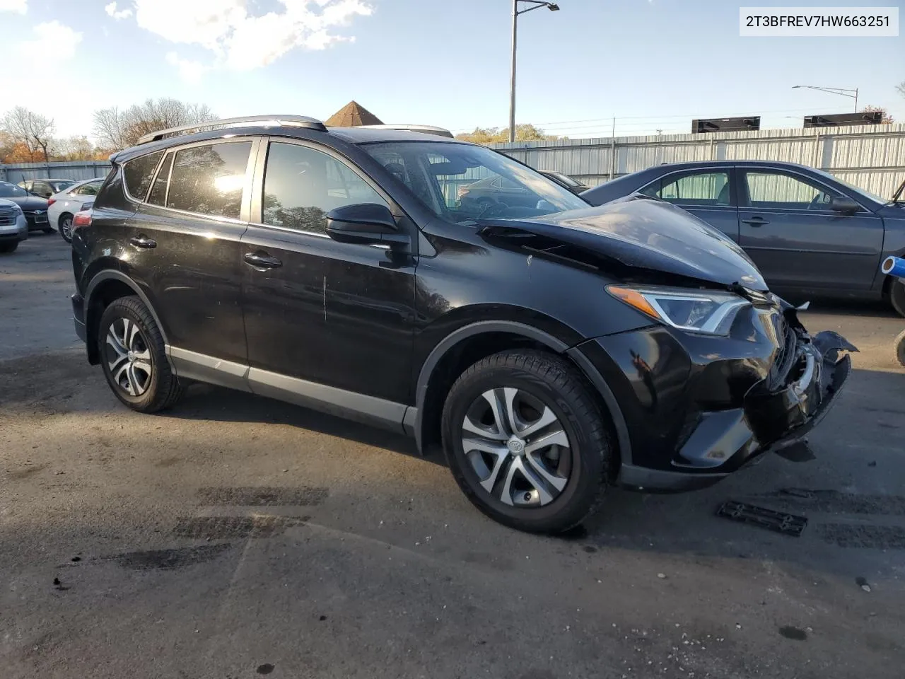 2017 Toyota Rav4 Le VIN: 2T3BFREV7HW663251 Lot: 79062374