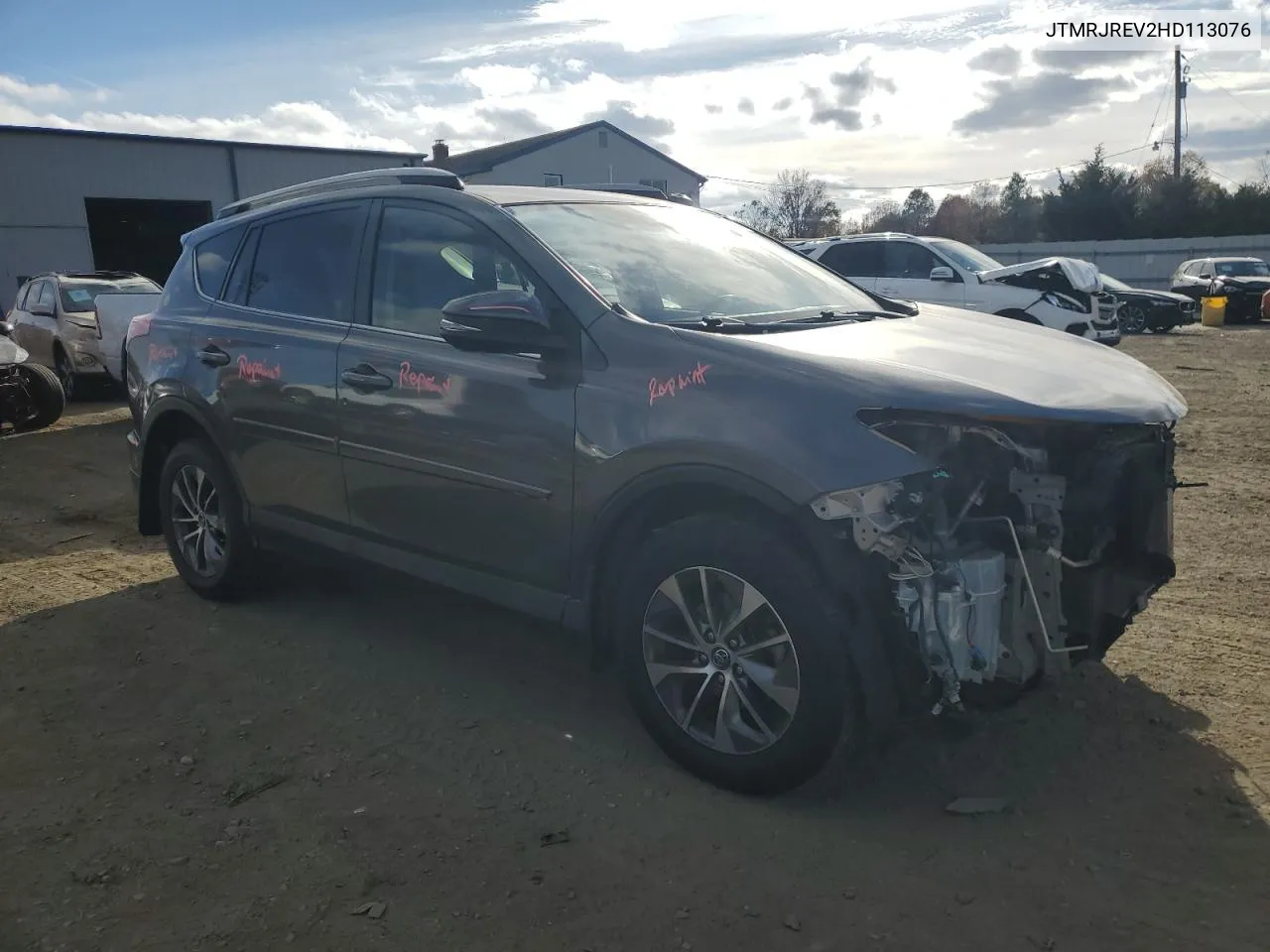 2017 Toyota Rav4 Hv Le VIN: JTMRJREV2HD113076 Lot: 79158304