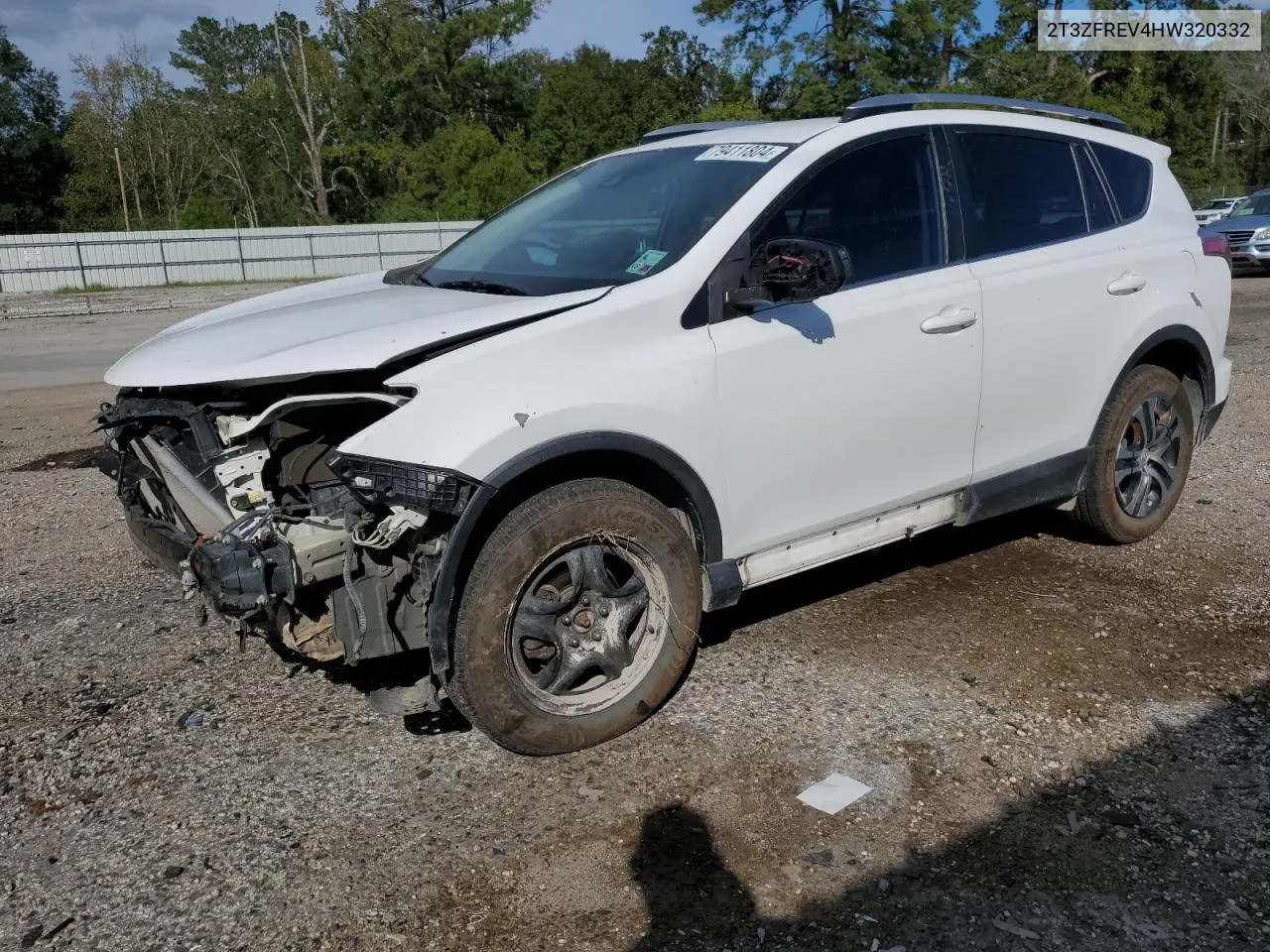 2017 Toyota Rav4 Le VIN: 2T3ZFREV4HW320332 Lot: 79411804