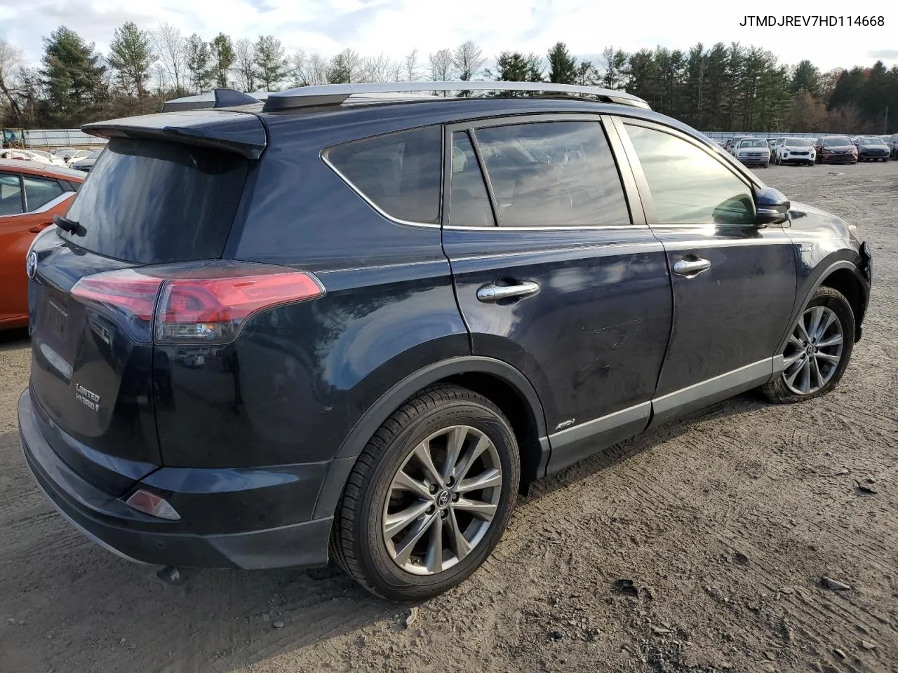 2017 Toyota Rav4 Hv Limited VIN: JTMDJREV7HD114668 Lot: 79498014