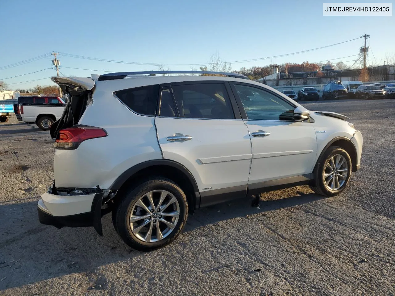 2017 Toyota Rav4 Hv Limited VIN: JTMDJREV4HD122405 Lot: 79653574