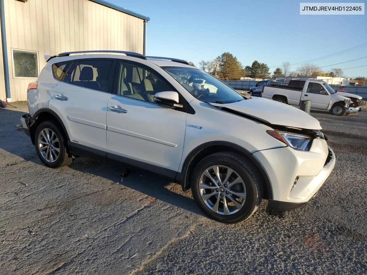 2017 Toyota Rav4 Hv Limited VIN: JTMDJREV4HD122405 Lot: 79653574