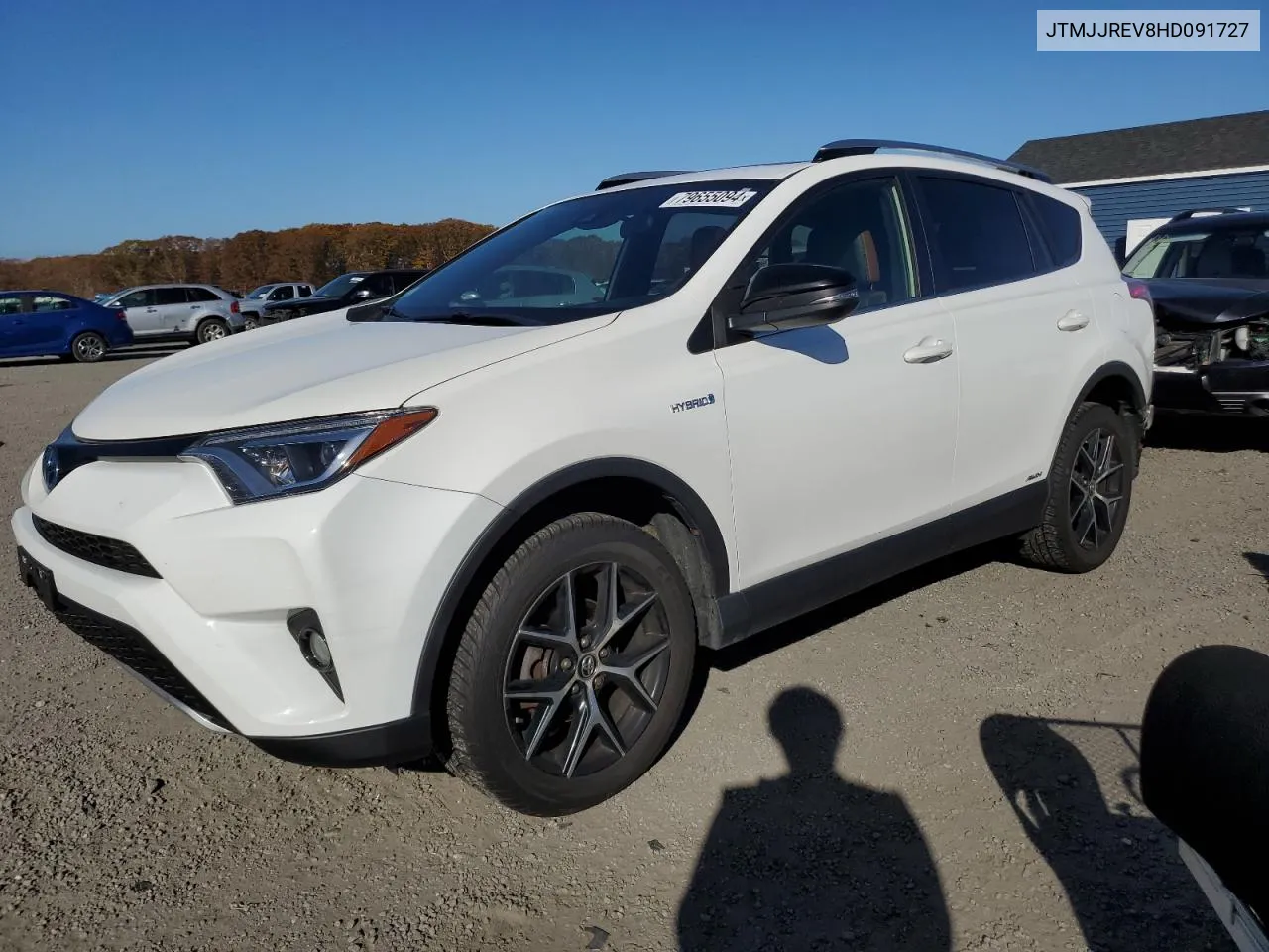 2017 Toyota Rav4 Hv Se VIN: JTMJJREV8HD091727 Lot: 79655094