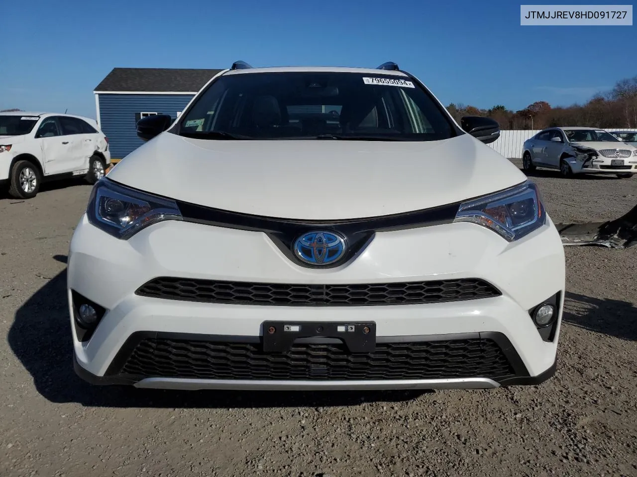 2017 Toyota Rav4 Hv Se VIN: JTMJJREV8HD091727 Lot: 79655094