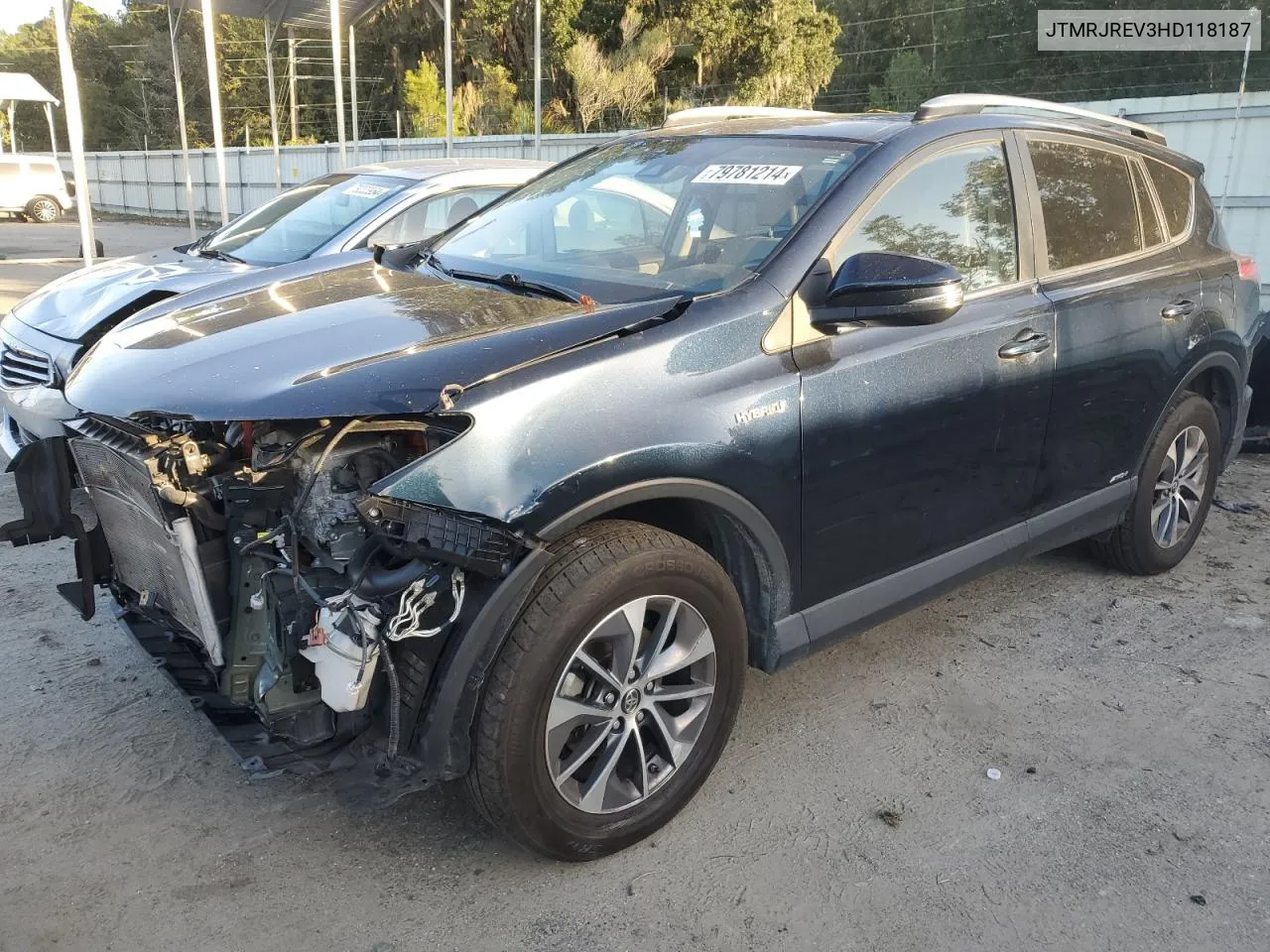 JTMRJREV3HD118187 2017 Toyota Rav4 Hv Le