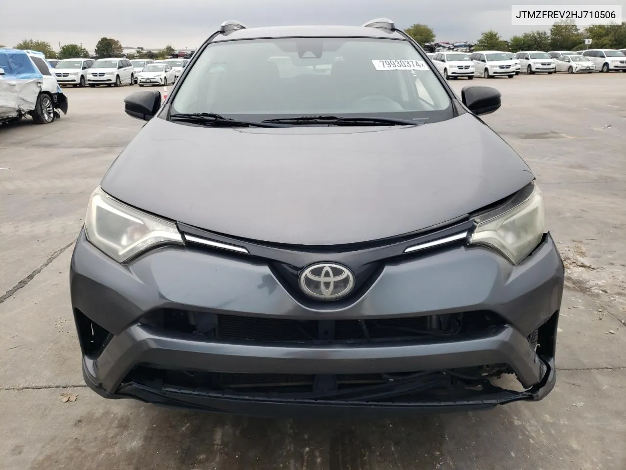 2017 Toyota Rav4 Le VIN: JTMZFREV2HJ710506 Lot: 79930374